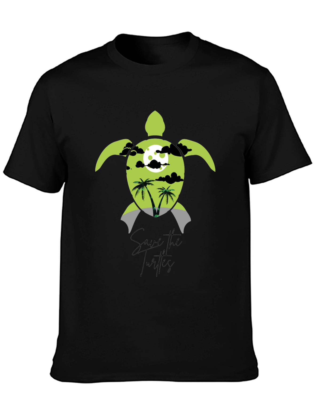 Save the Turtles Graphic T-Shirt