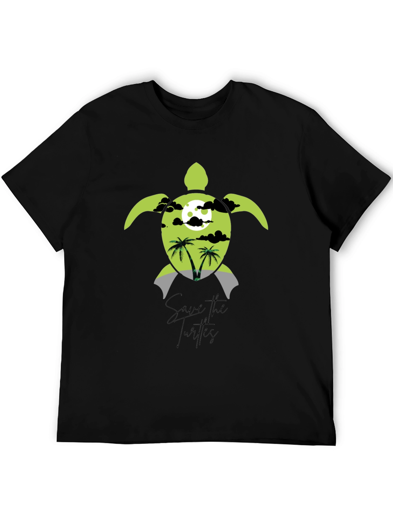 Save the Turtles Graphic T-Shirt