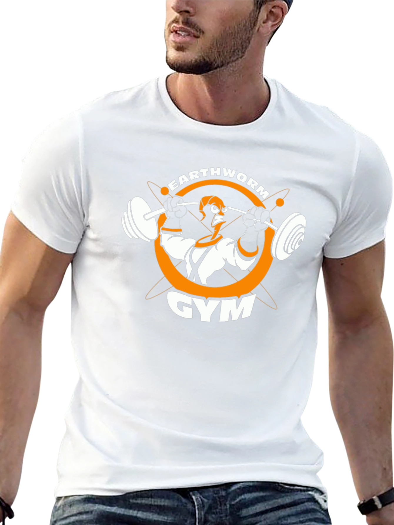 Earthworm Jim Gym Black T-Shirt
