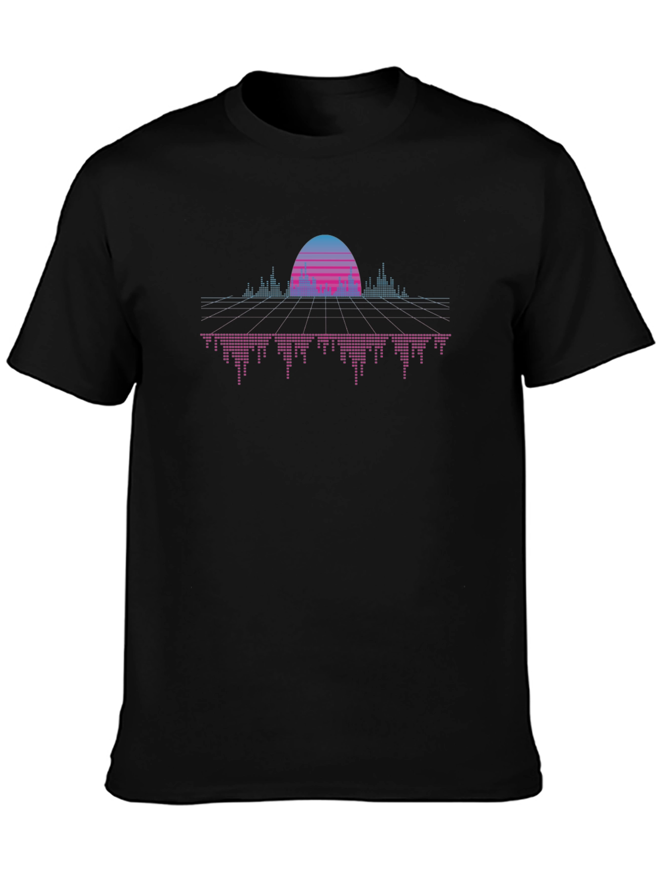 Retro Wave T-Shirt - Synthwave Sunset Graphic Tee