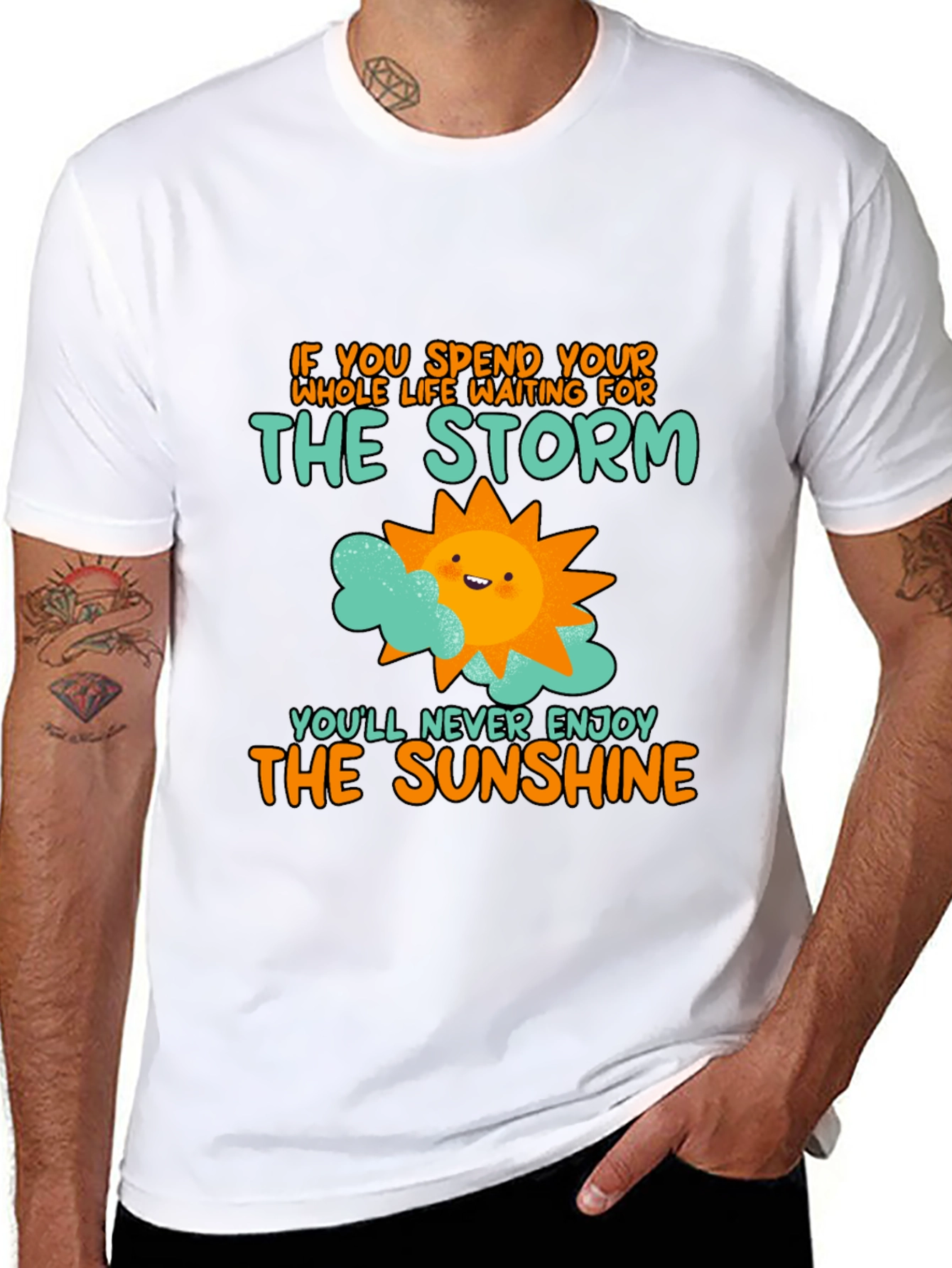 Sunshine Graphic Tee - Motivational T-Shirt