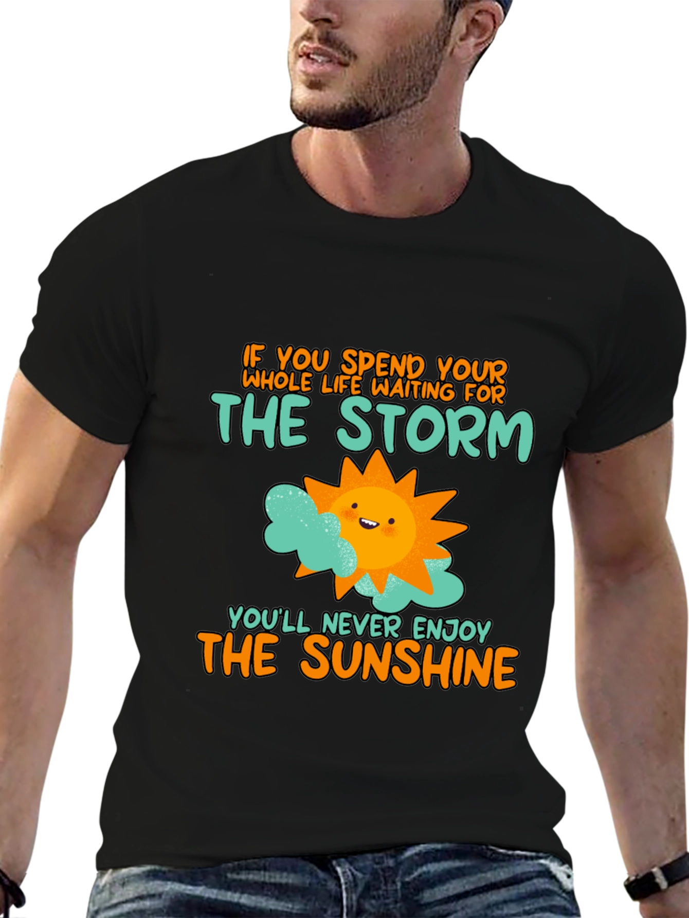 Sunshine Graphic Tee - Motivational T-Shirt