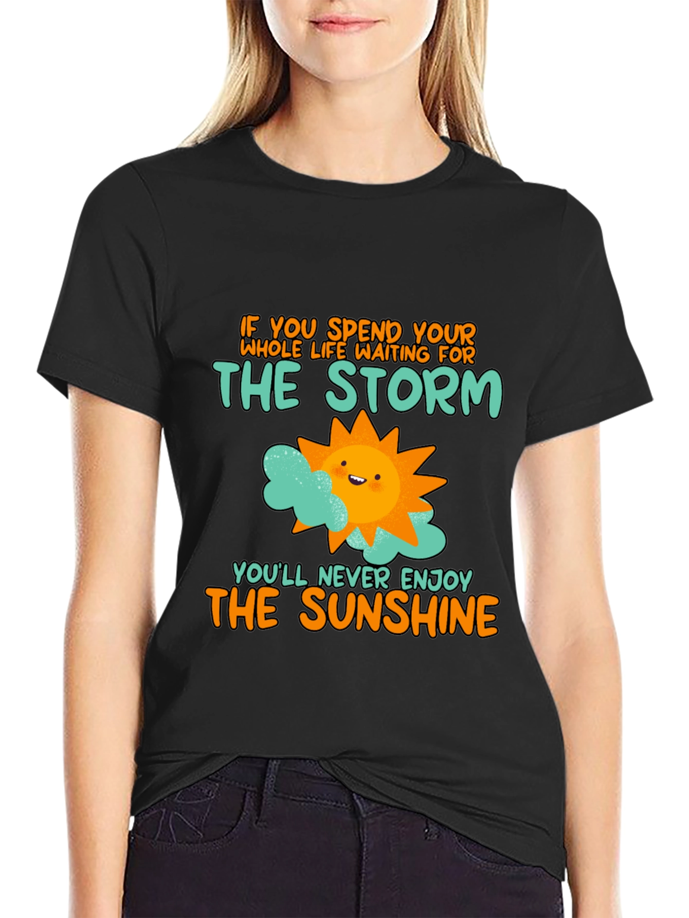 Sunshine Graphic Tee - Motivational T-Shirt