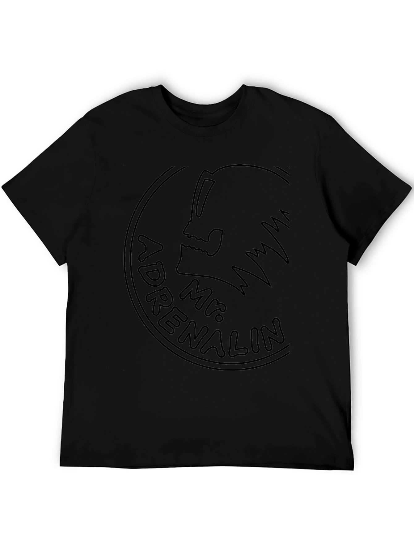 Mr. Adrenalin Black T-Shirt