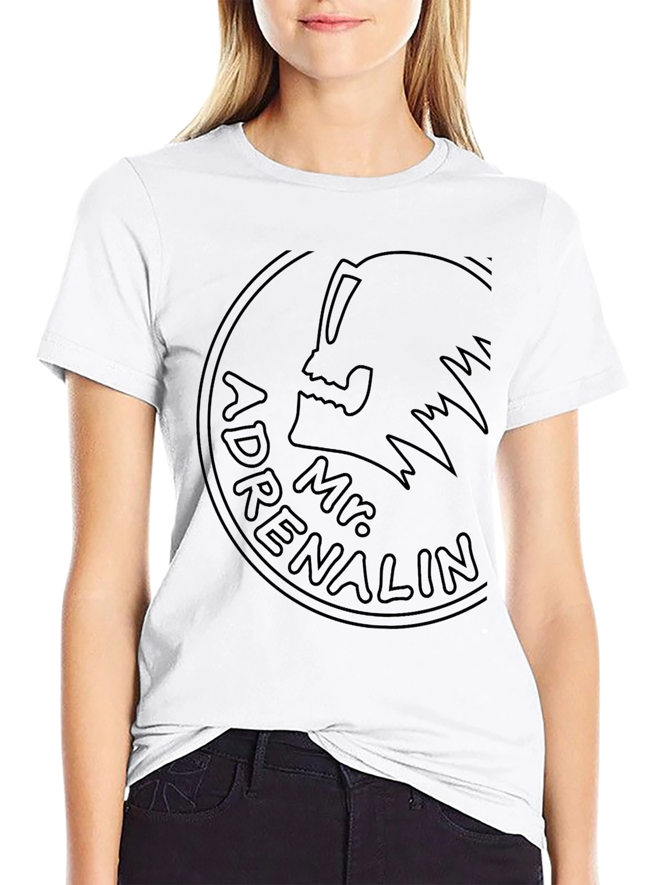 Mr. Adrenalin Black T-Shirt