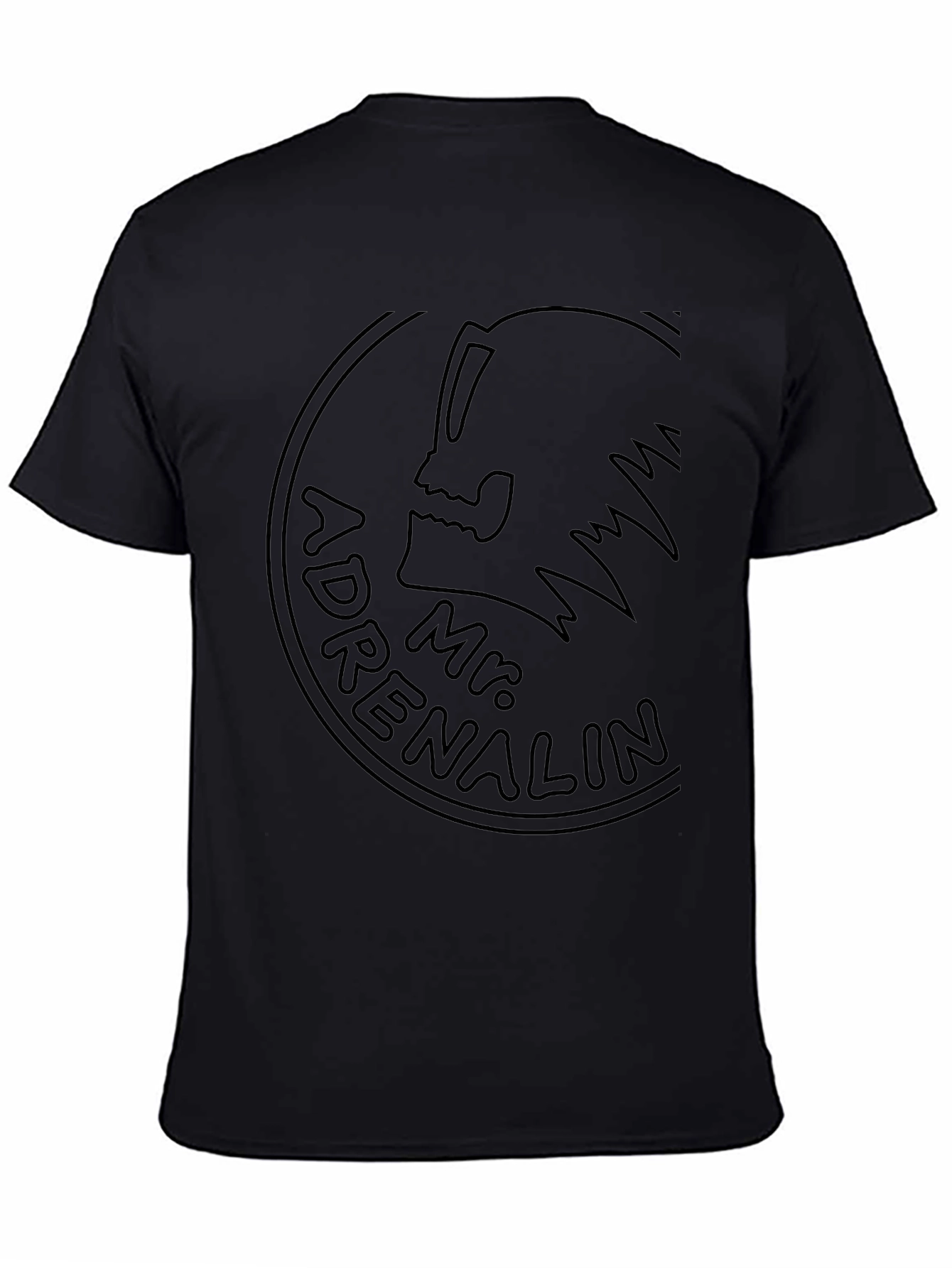 Mr. Adrenalin Black T-Shirt