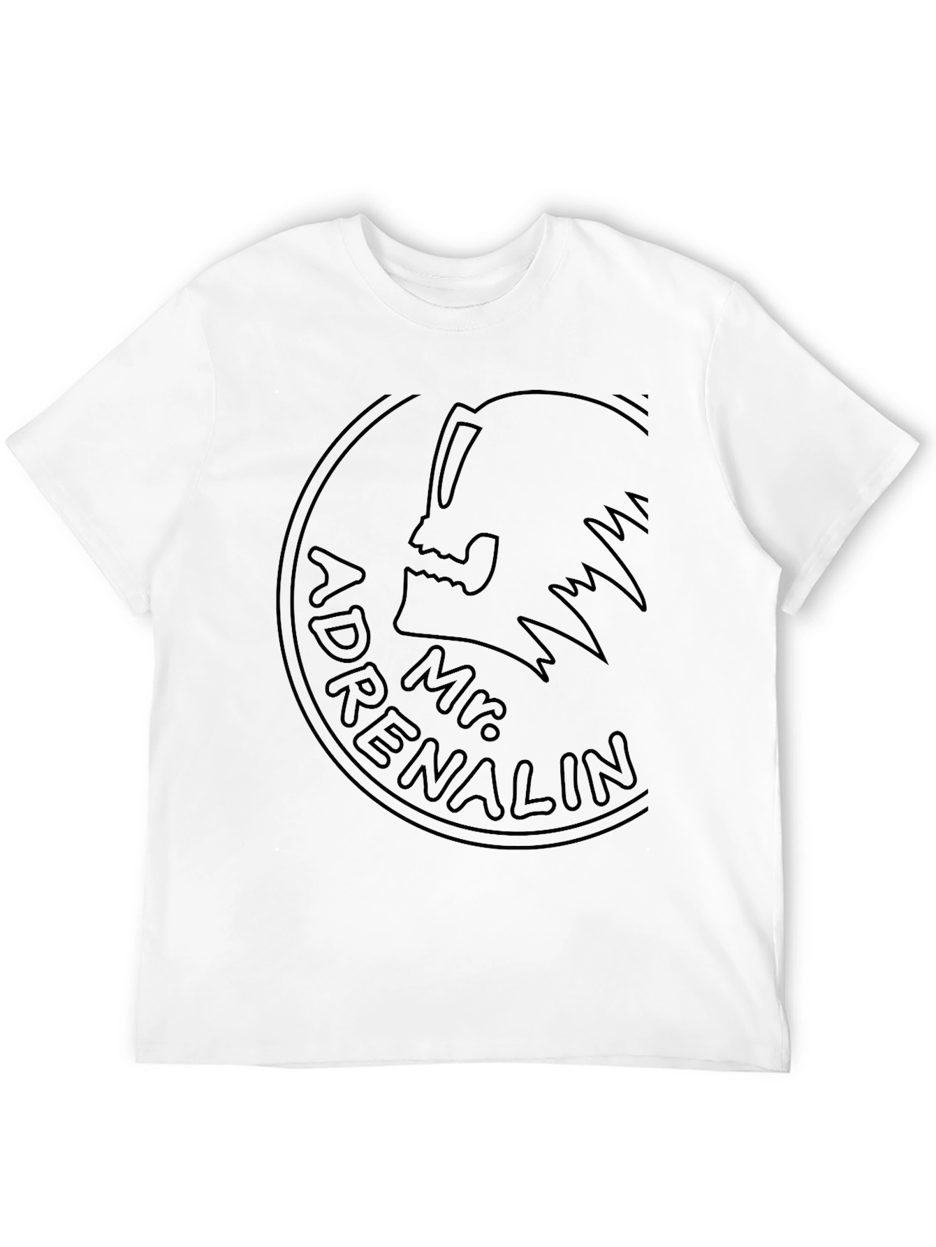 Mr. Adrenalin Black T-Shirt