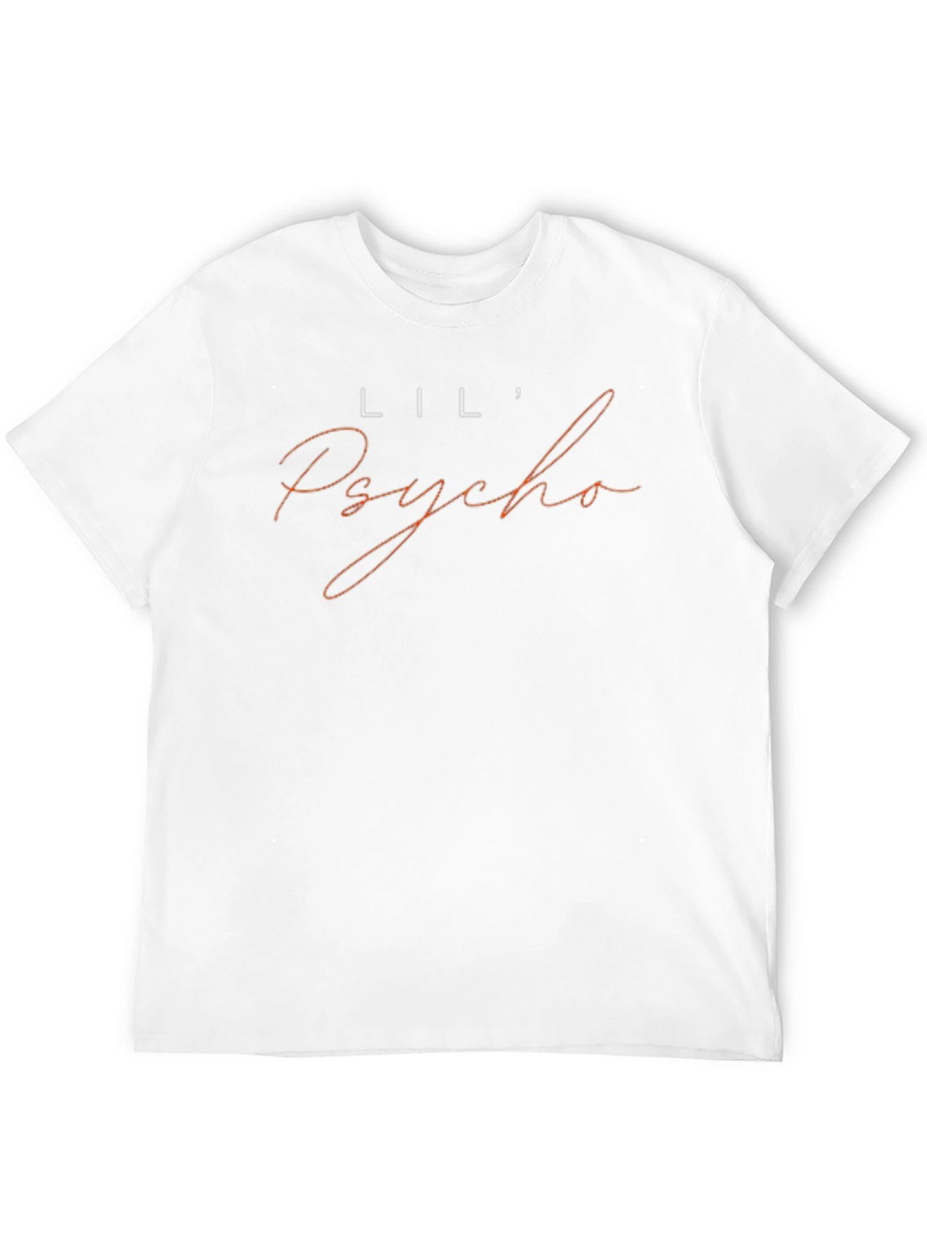 Lil Psycho Graphic Tee - Stylish Mens Black T-Shirt