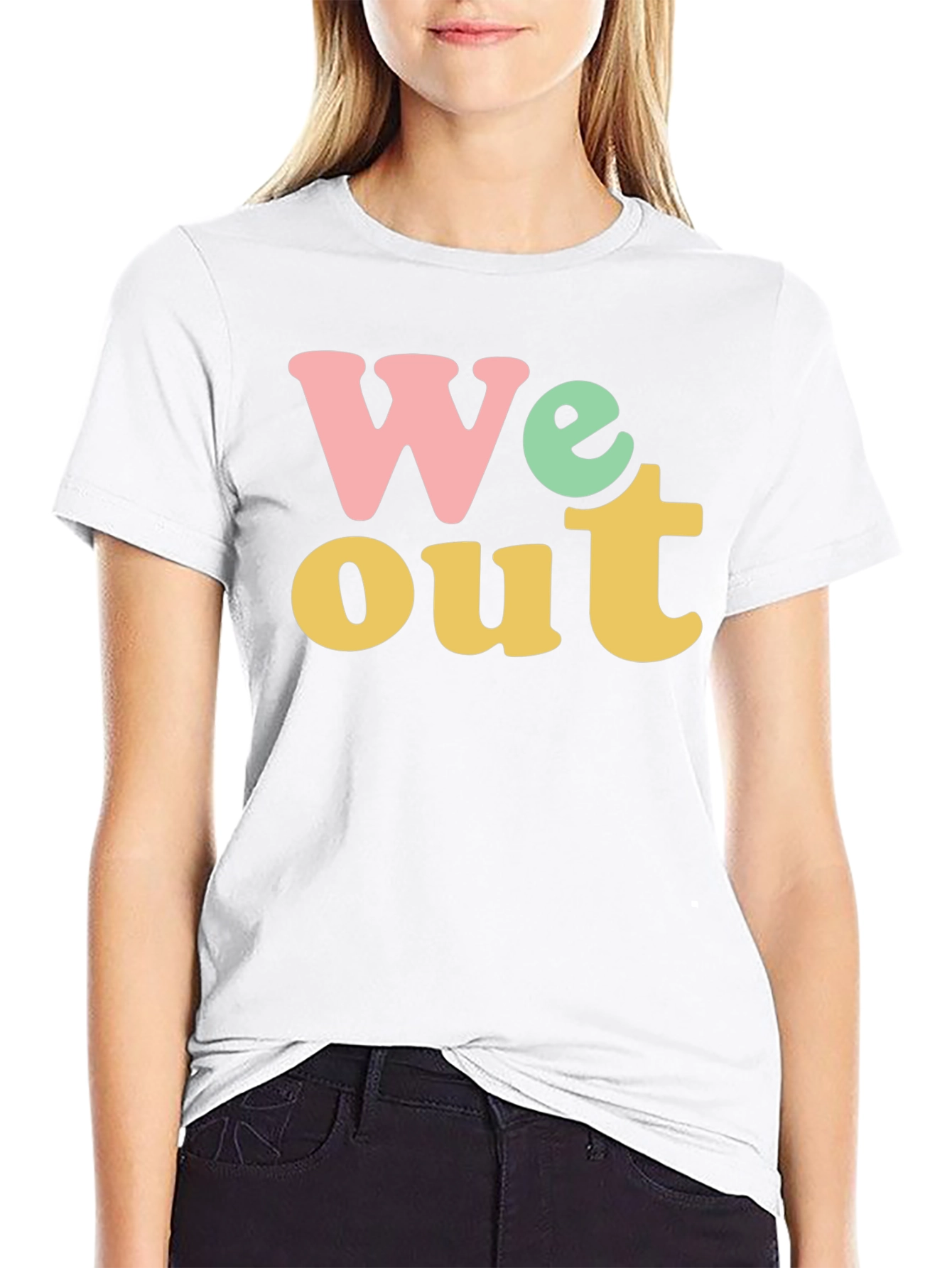 We Out Graphic Tee - Trendy & Comfortable