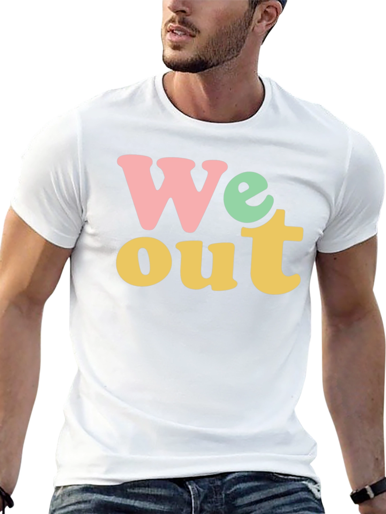 We Out Graphic Tee - Trendy & Comfortable