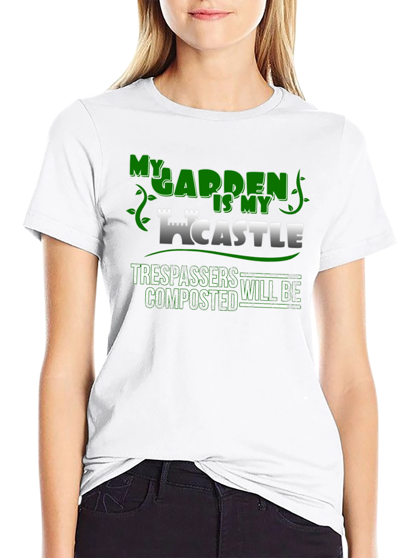 My Garden Is My Castle Novelty T-Shirt