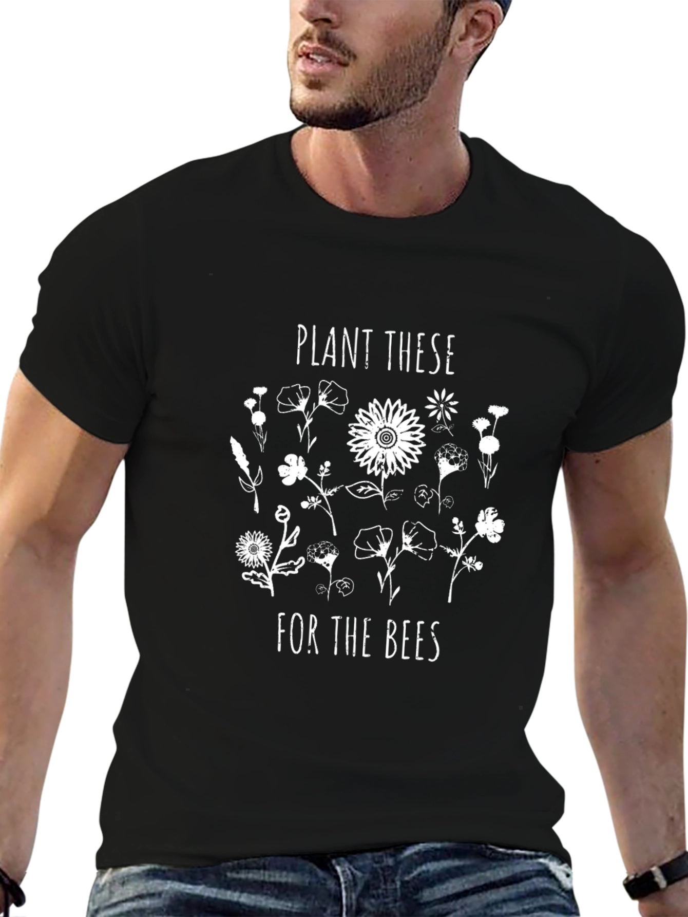 Plant These For The Bees Graphic T-Shirt