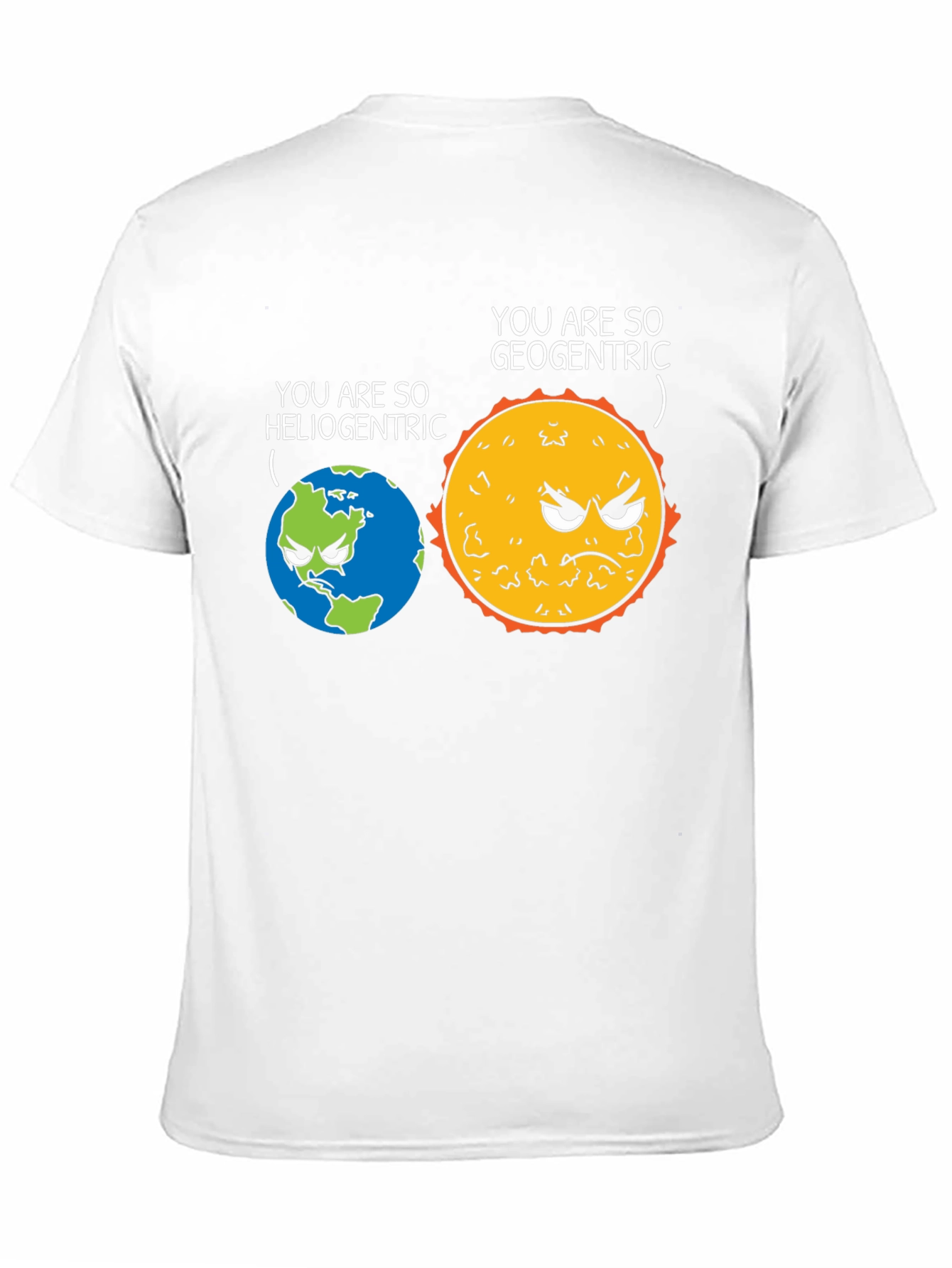 Geocentric Heliocentric Graphic Tee