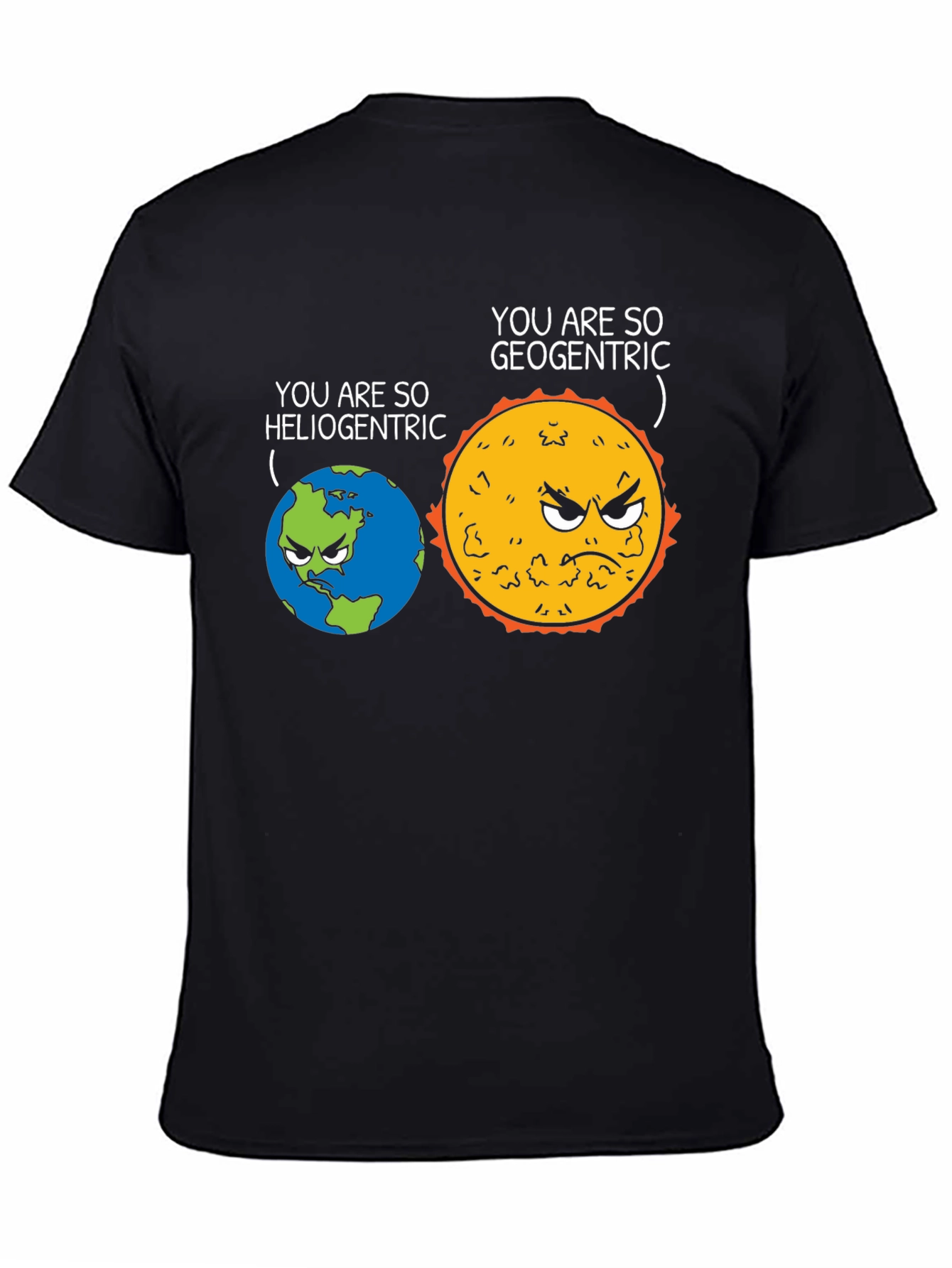 Geocentric Heliocentric Graphic Tee