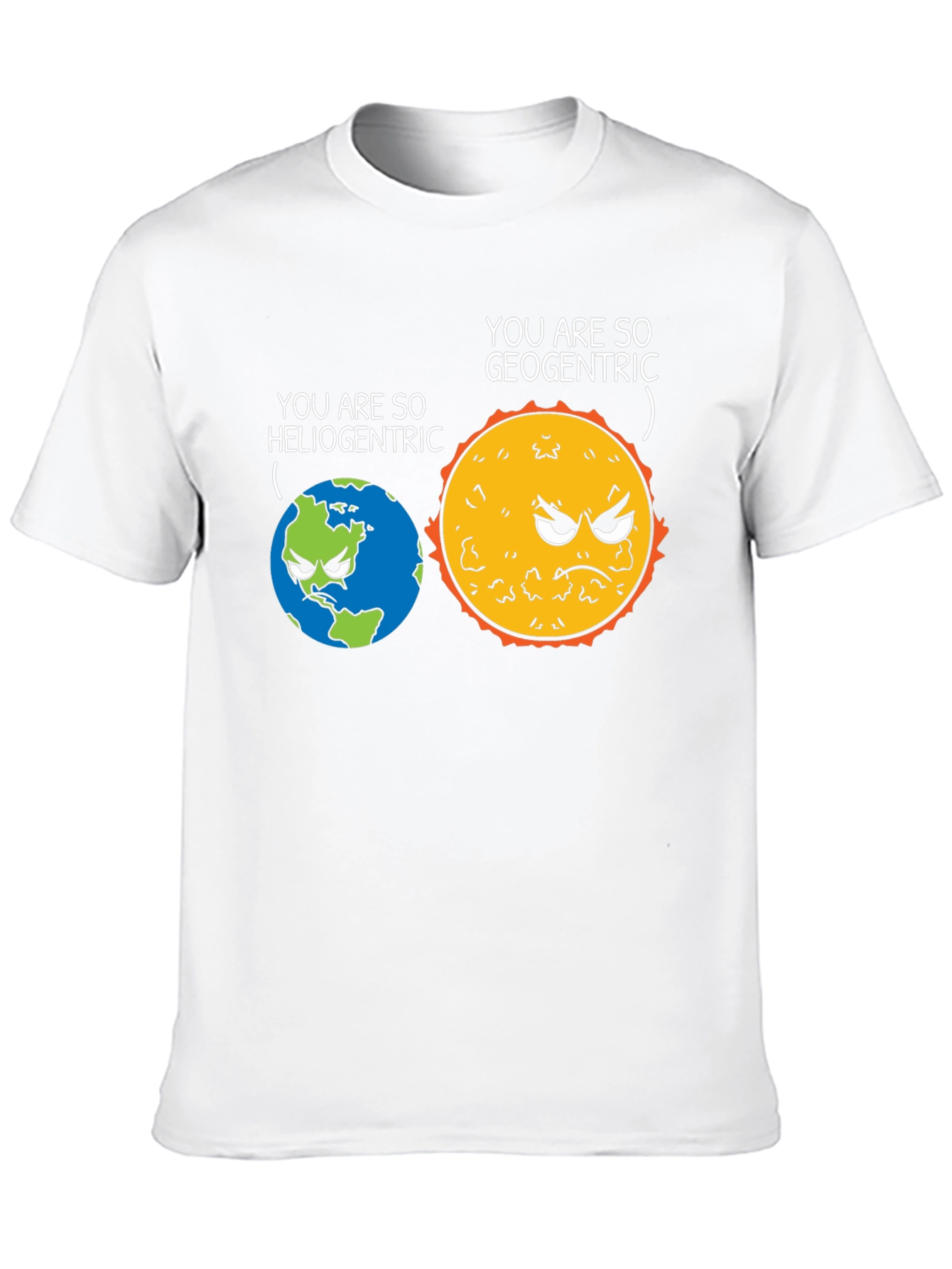 Geocentric Heliocentric Graphic Tee