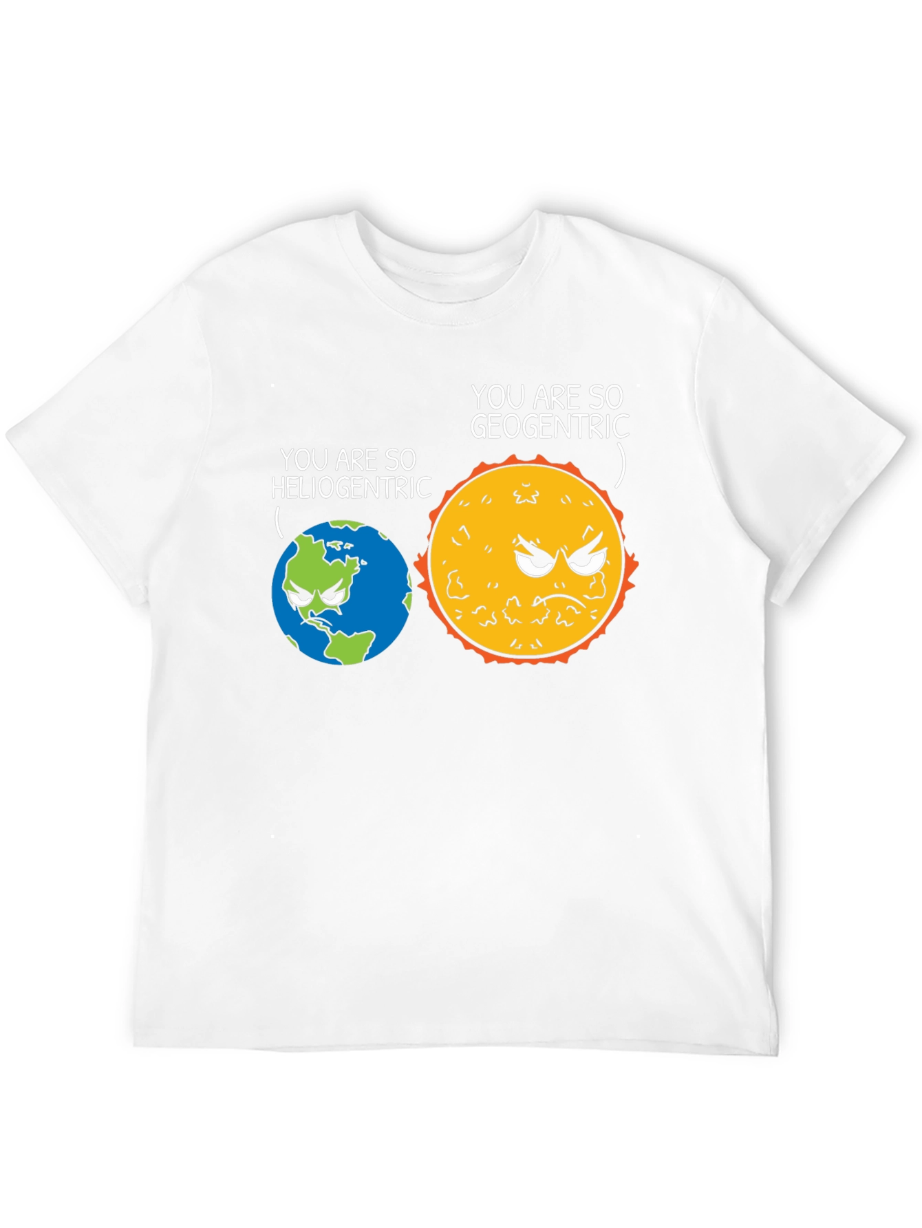 Geocentric Heliocentric Graphic Tee