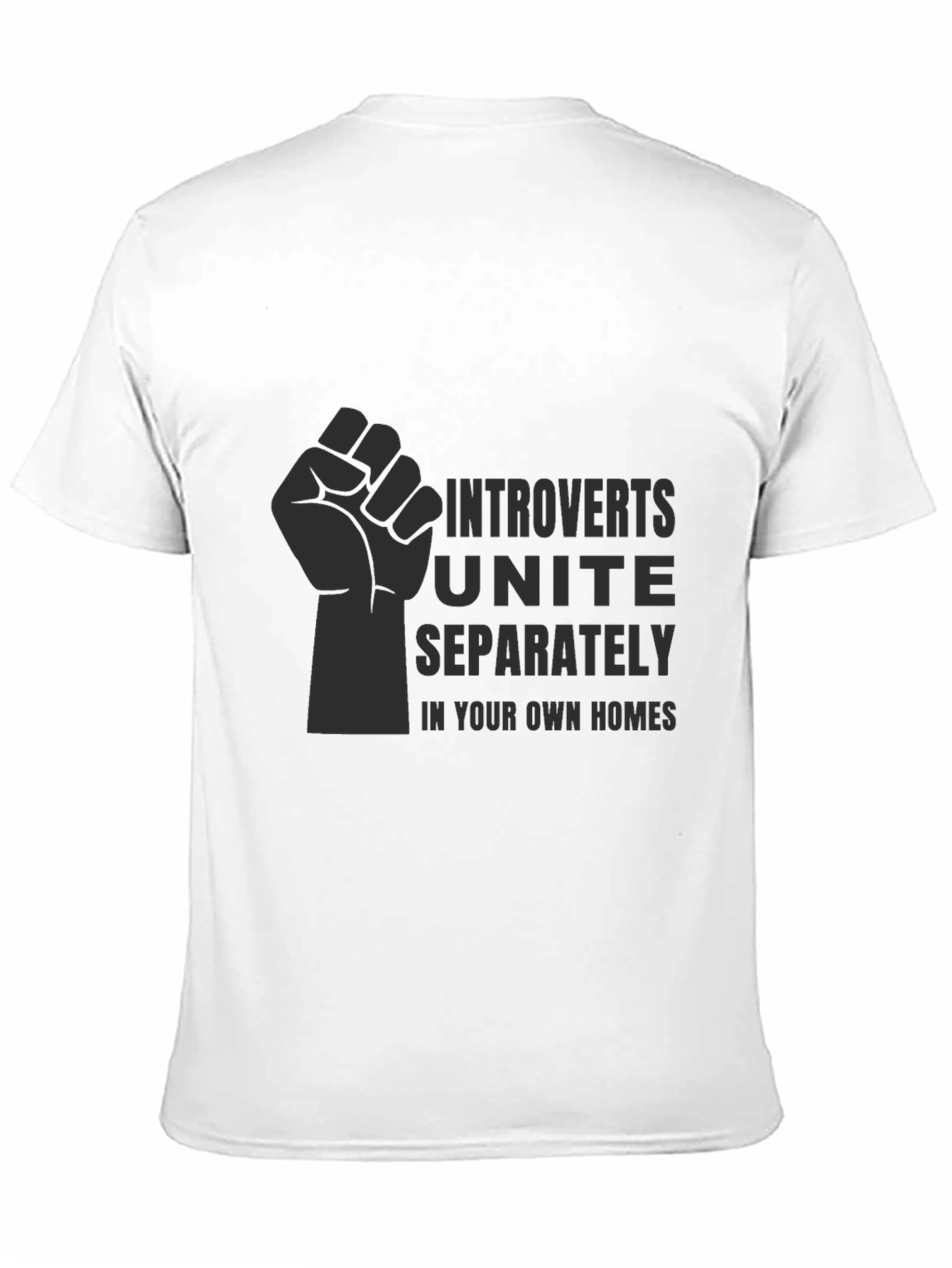Introverts Unite T-Shirt - Black Graphic Tee