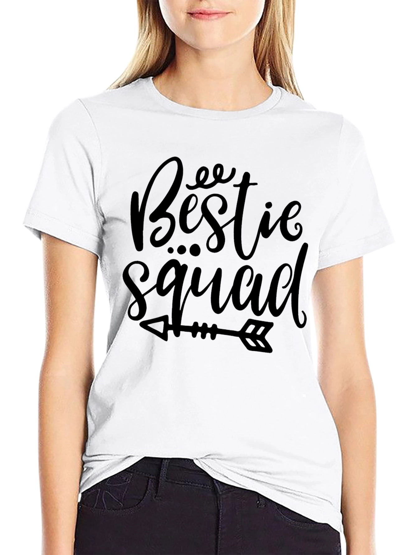 Bestie Squad Arrow T-Shirt - Fun Matching Tee