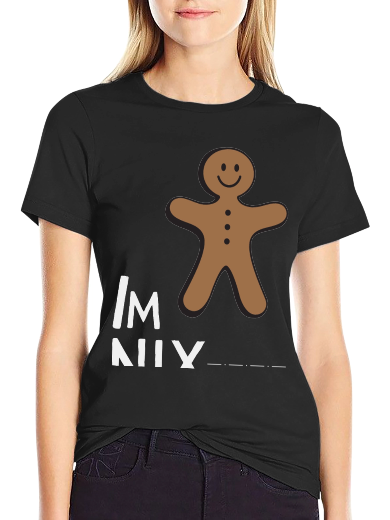 Gingerbread Man Funny Graphic T-Shirt