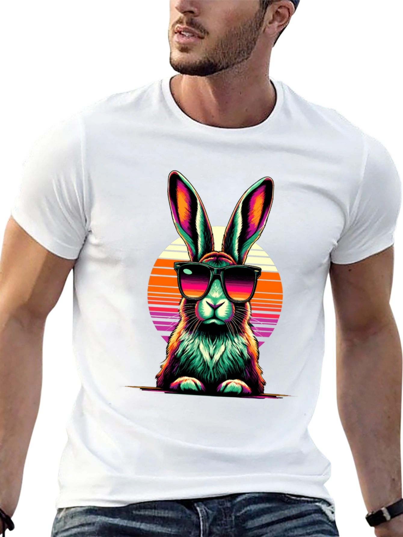 Retro Rabbit Graphic Tee