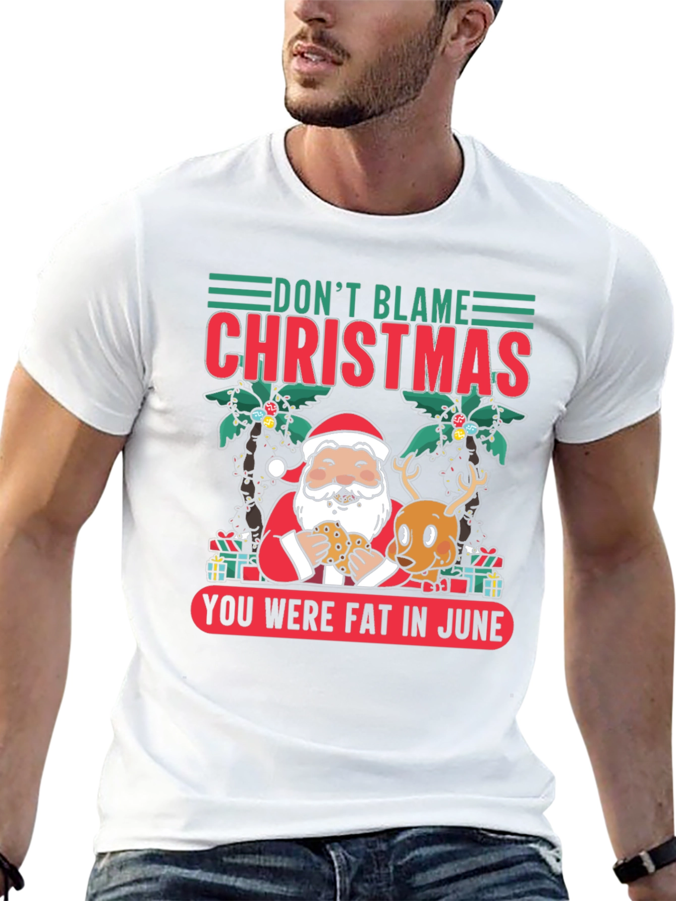 Dont Blame Christmas Graphic Tee