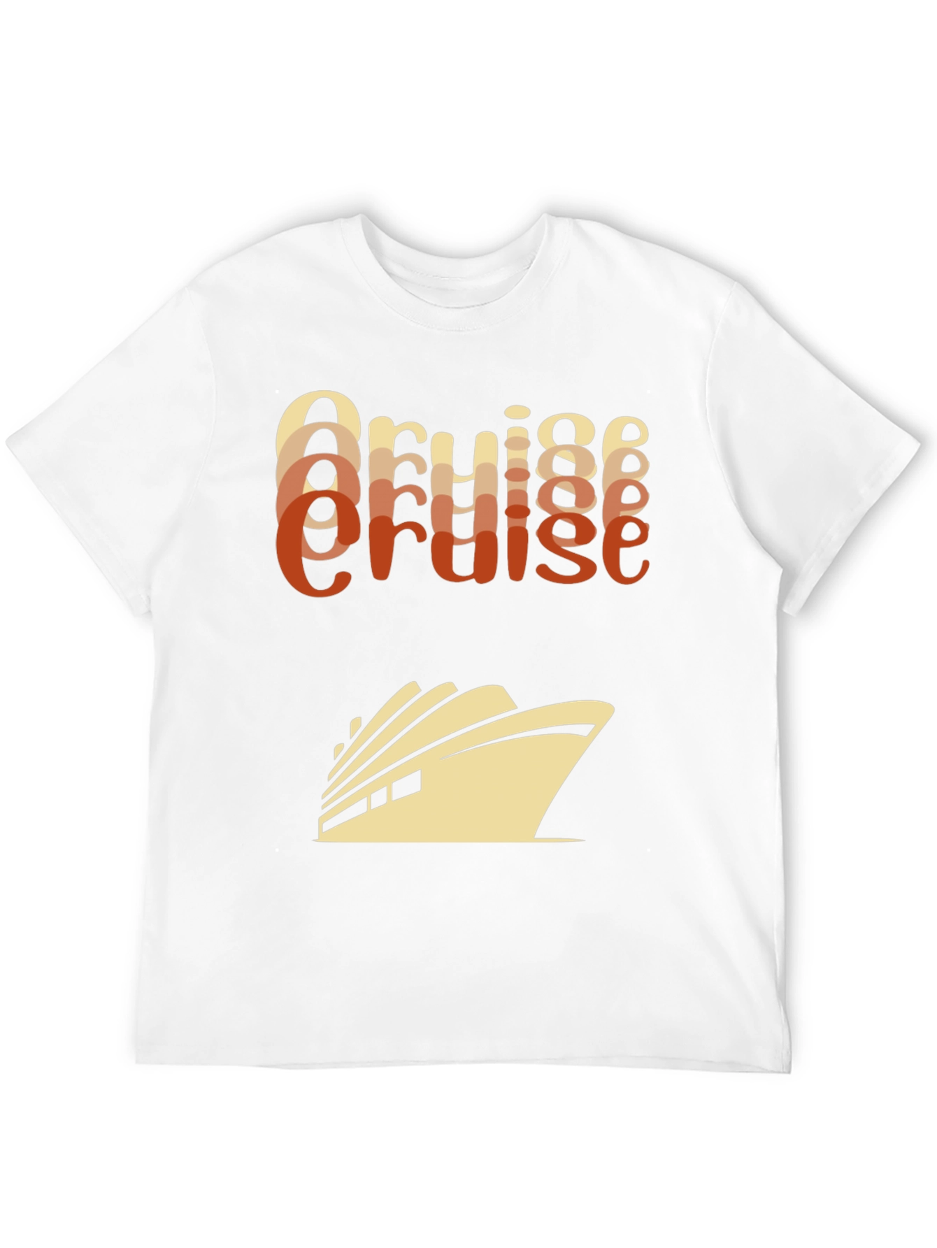 Cruise Ship T-Shirt - Retro Style