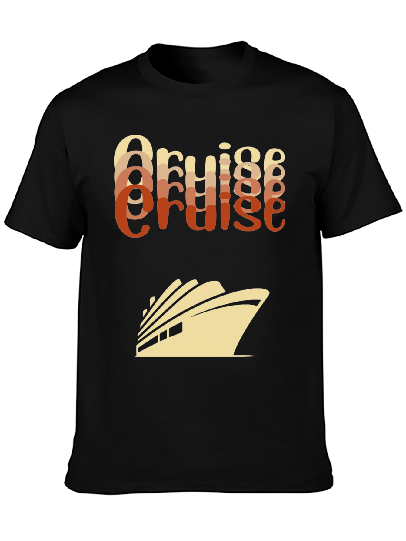 Cruise Ship T-Shirt - Retro Style
