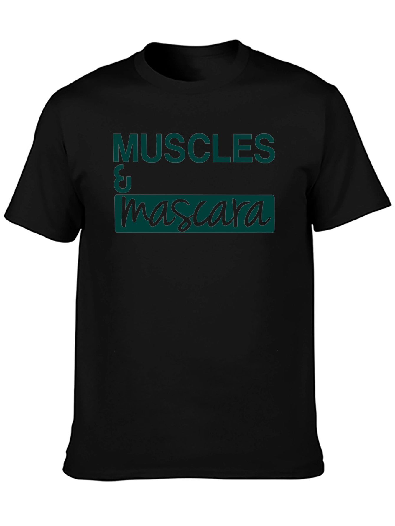 Muscles & Mascara Black Graphic T-Shirt