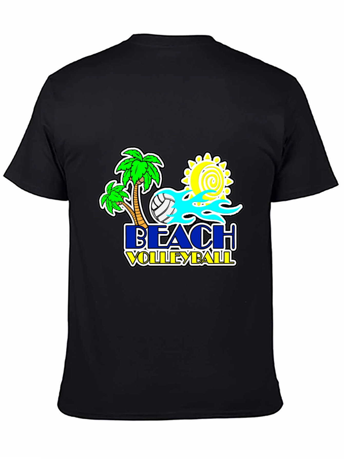 Beach Volleyball Graphic T-Shirt - Summer Ready