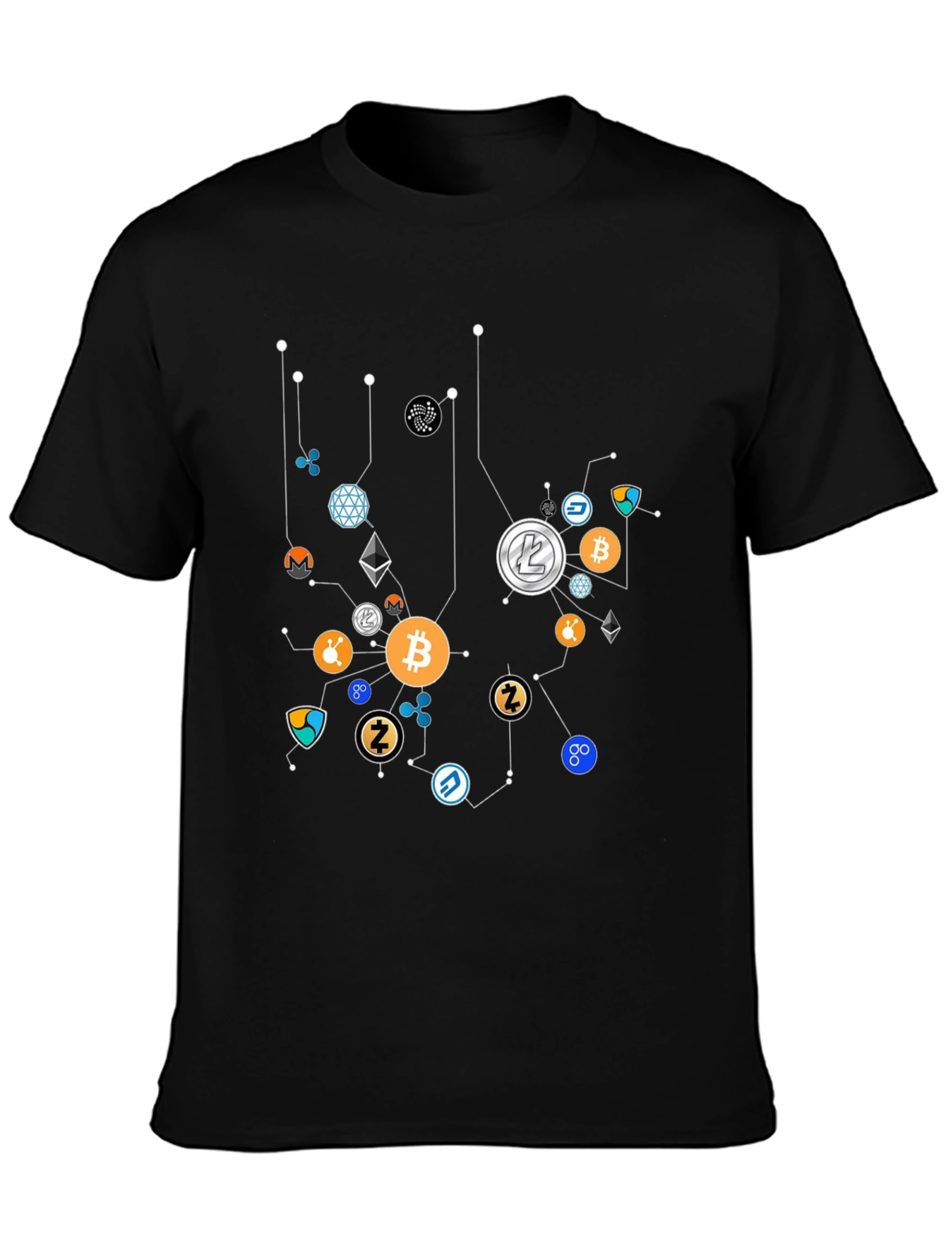 Crypto Network T-Shirt - Bitcoin & Altcoins