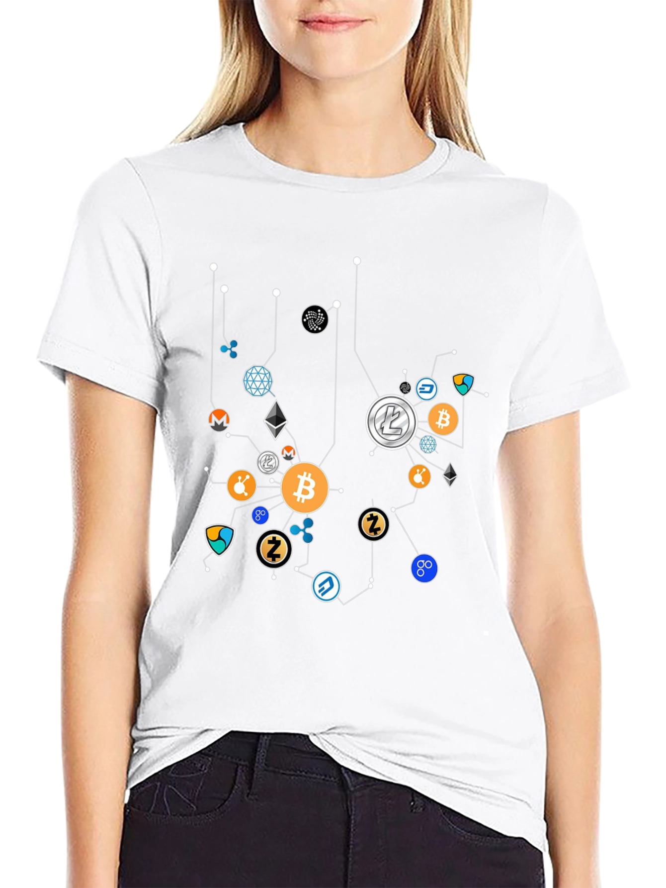Crypto Network T-Shirt - Bitcoin & Altcoins
