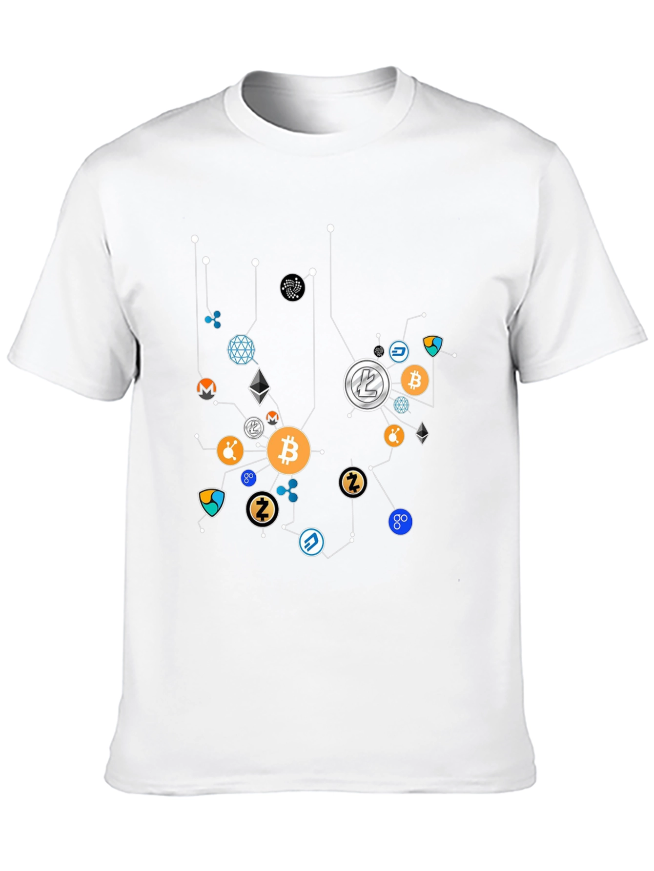 Crypto Network T-Shirt - Bitcoin & Altcoins