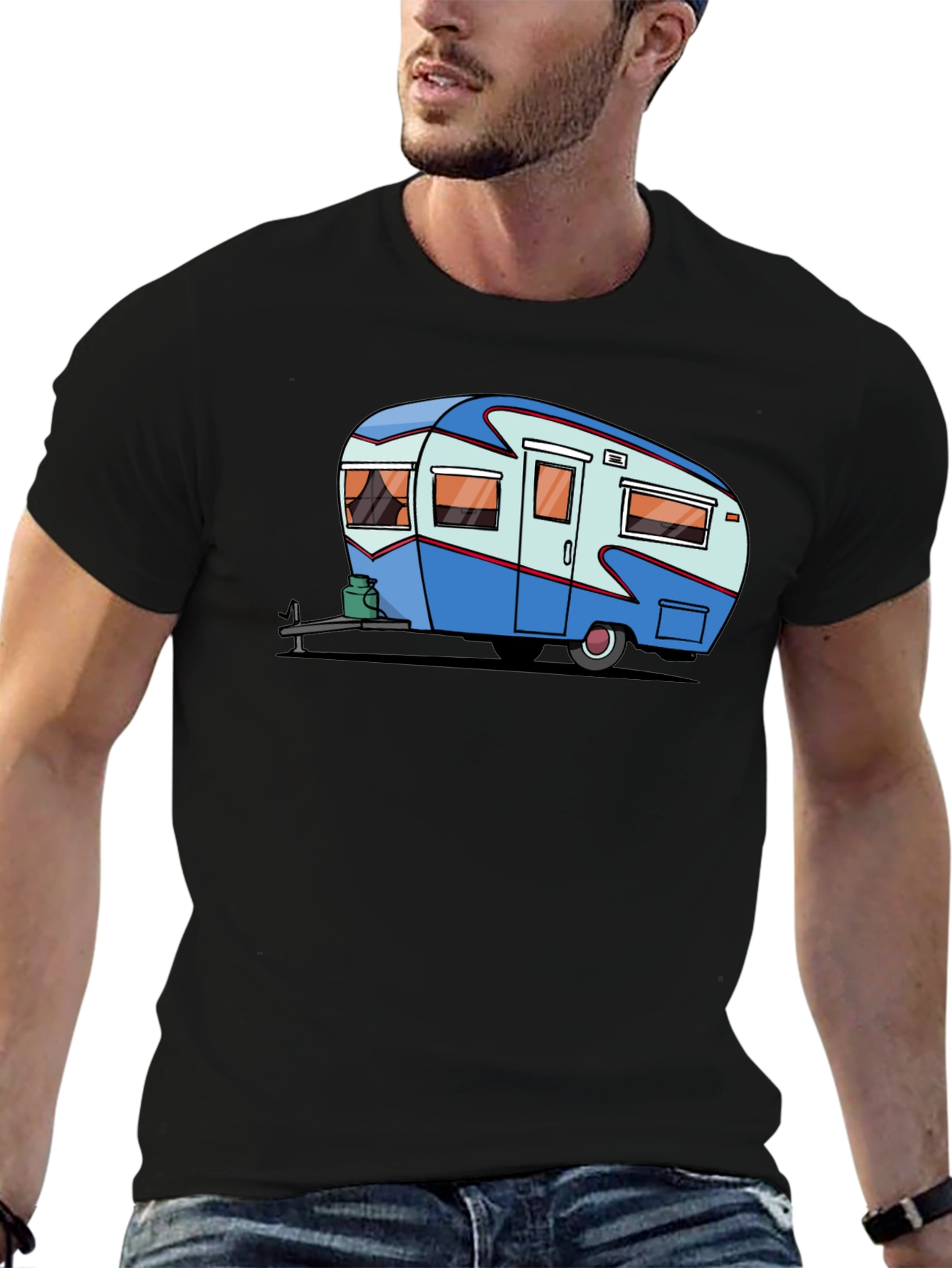 Retro Camper Graphic Tee - Road Trip Ready!