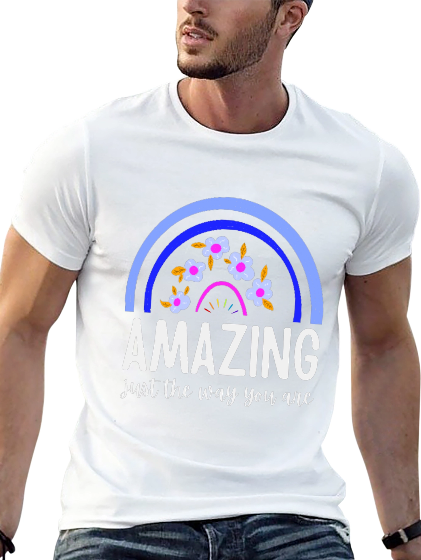 Amazing Rainbow Graphic T-Shirt