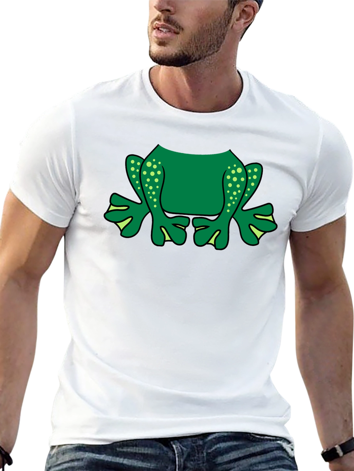 Frog Graphic Tee - Quirky Animal Print