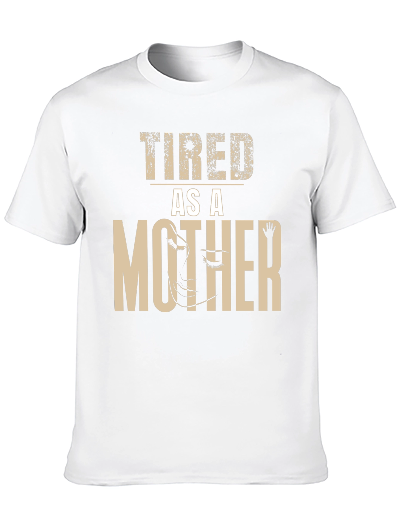 Tired As A Mother Graphic Tee - Black