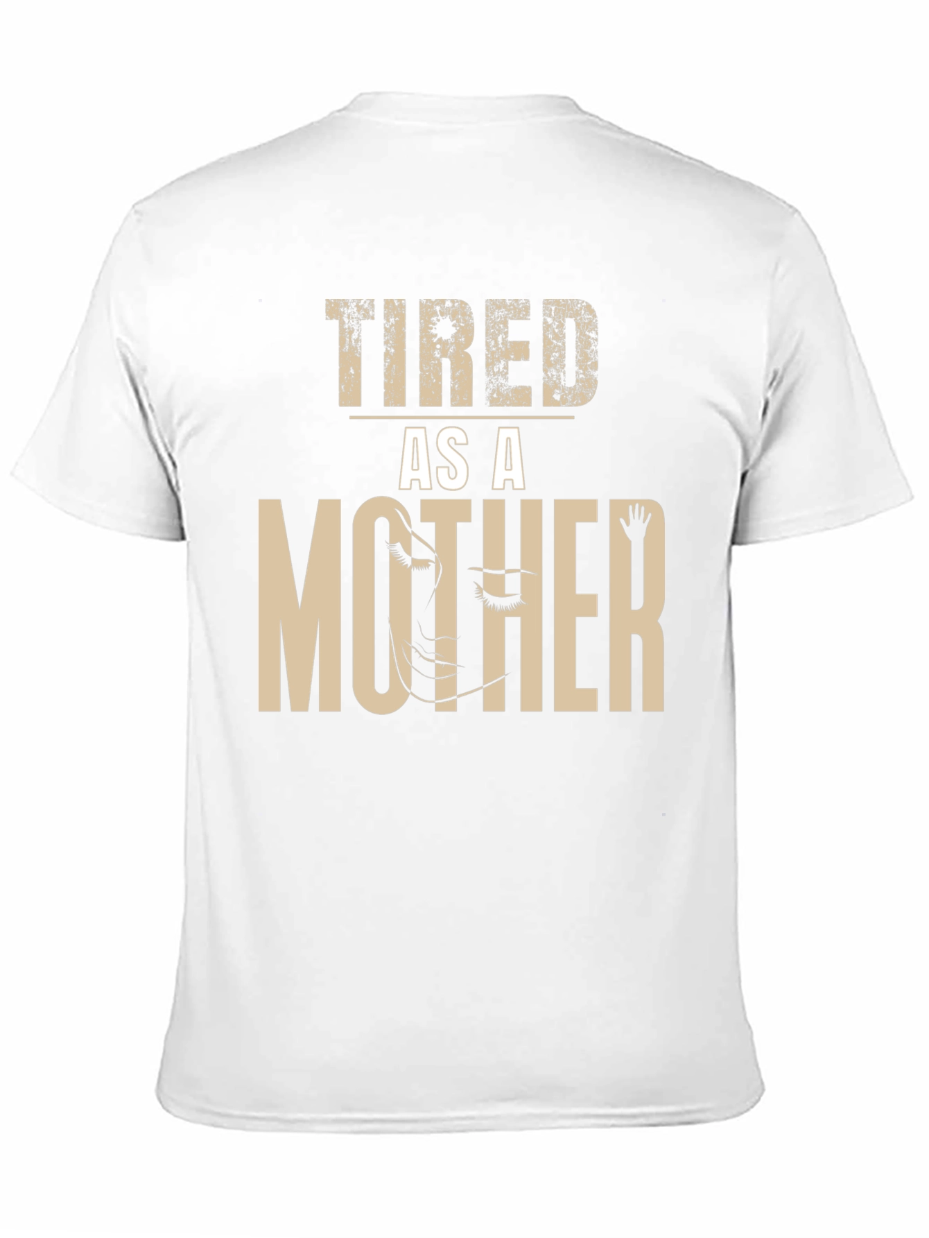 Tired As A Mother Graphic Tee - Black
