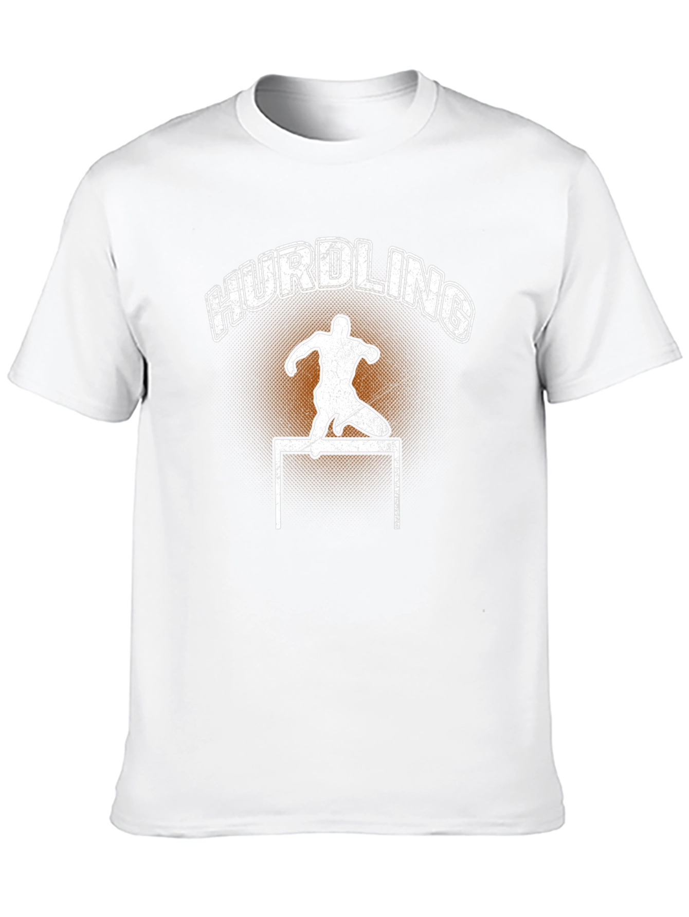 Hurdling Silhouette Graphic T-Shirt