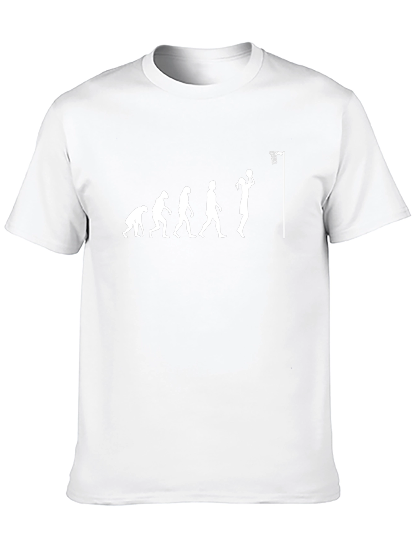 Evolution of Netball Black T-Shirt