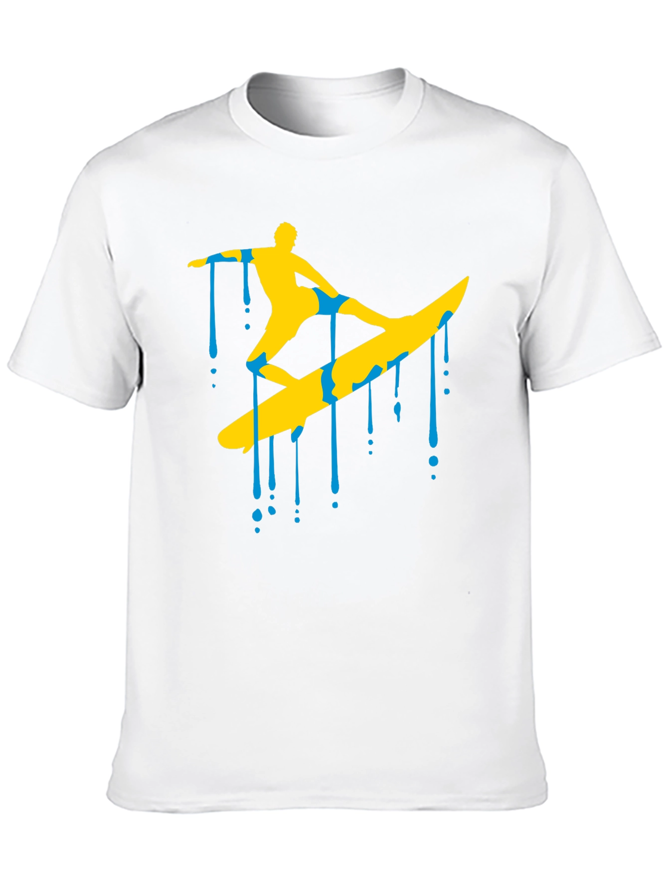 Surfing Silhouette Graphic T-Shirt