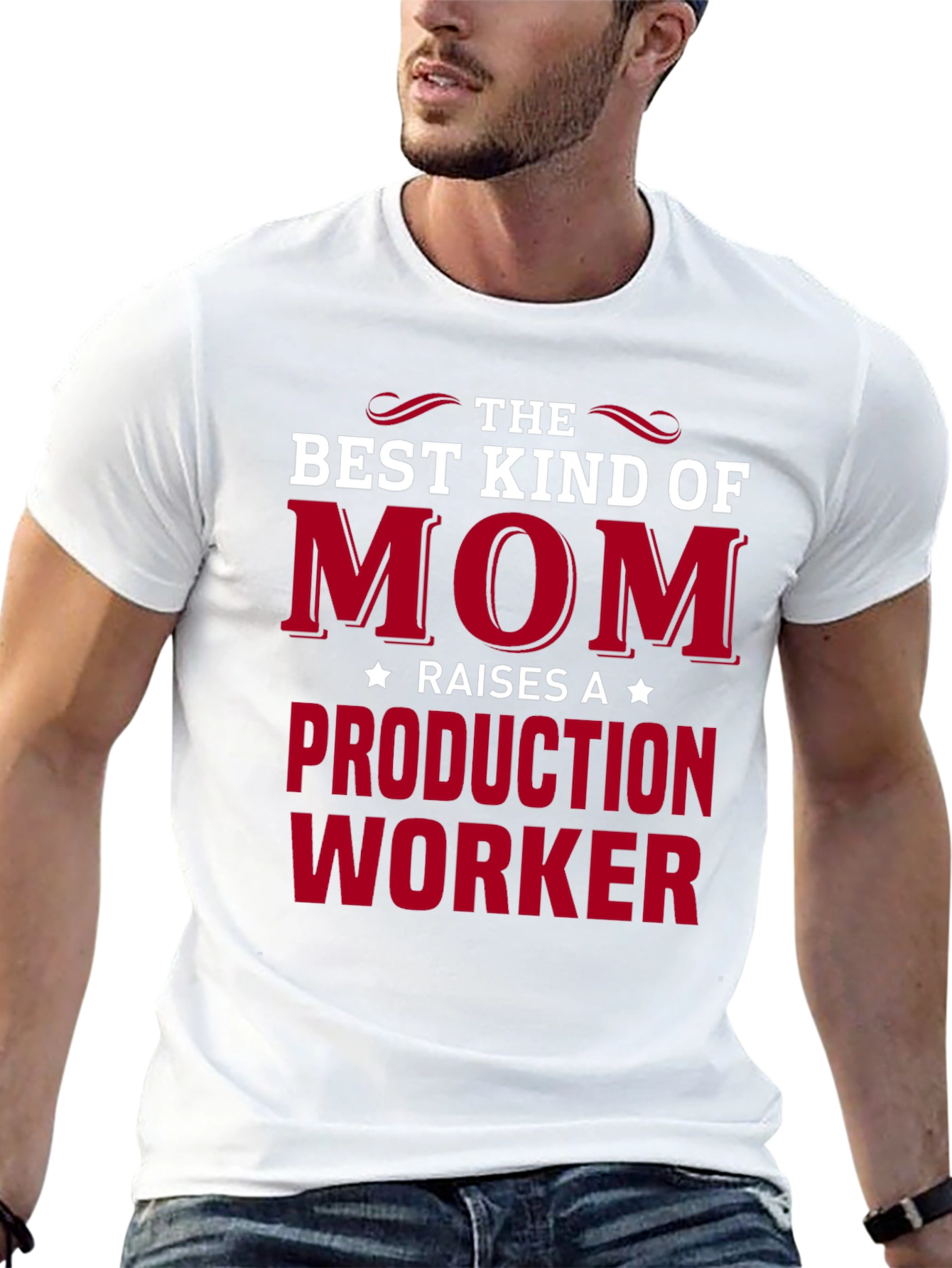Best Kind of Mom Production Worker T-Shirt