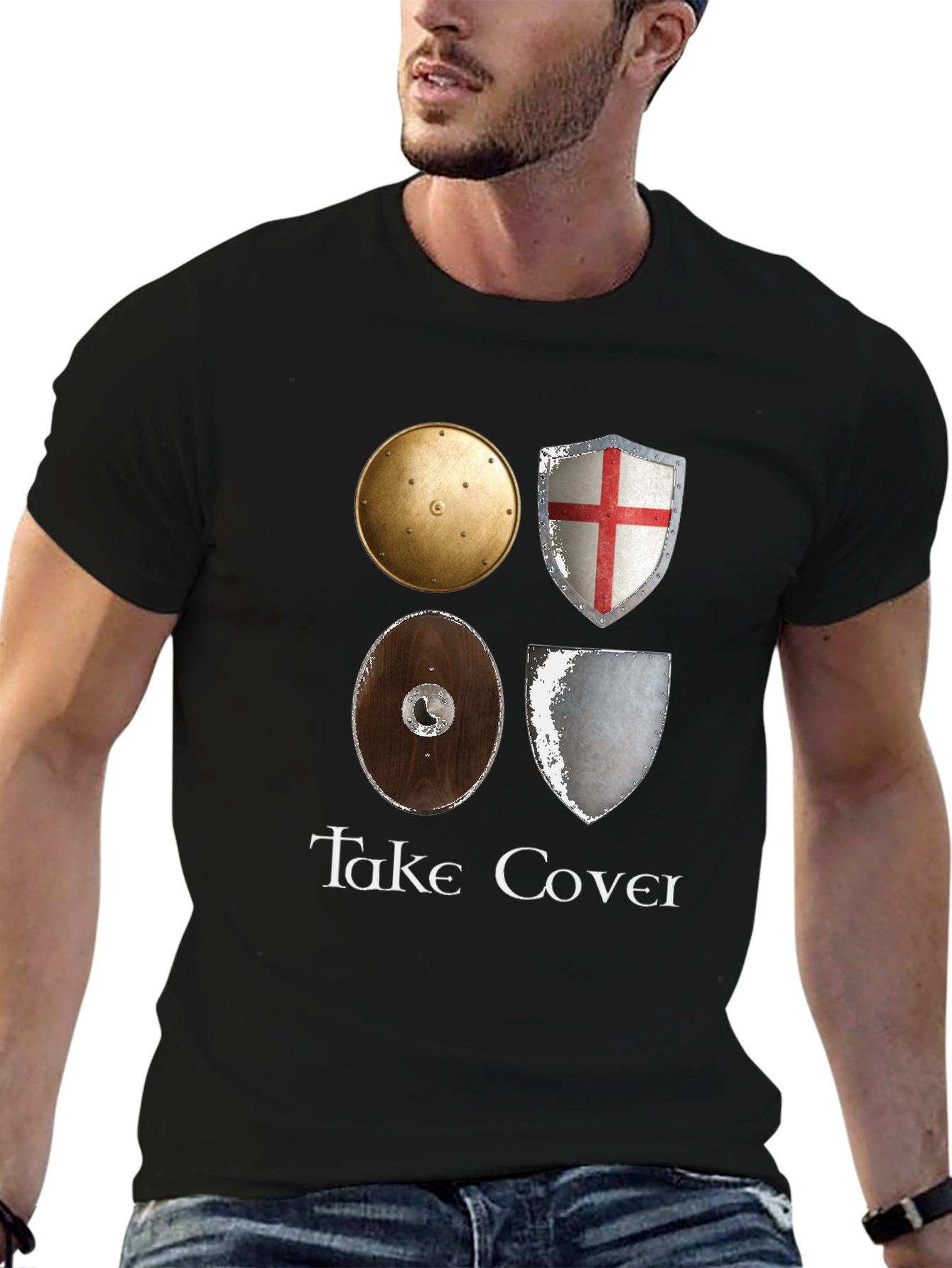 Take Cover Shield T-Shirt