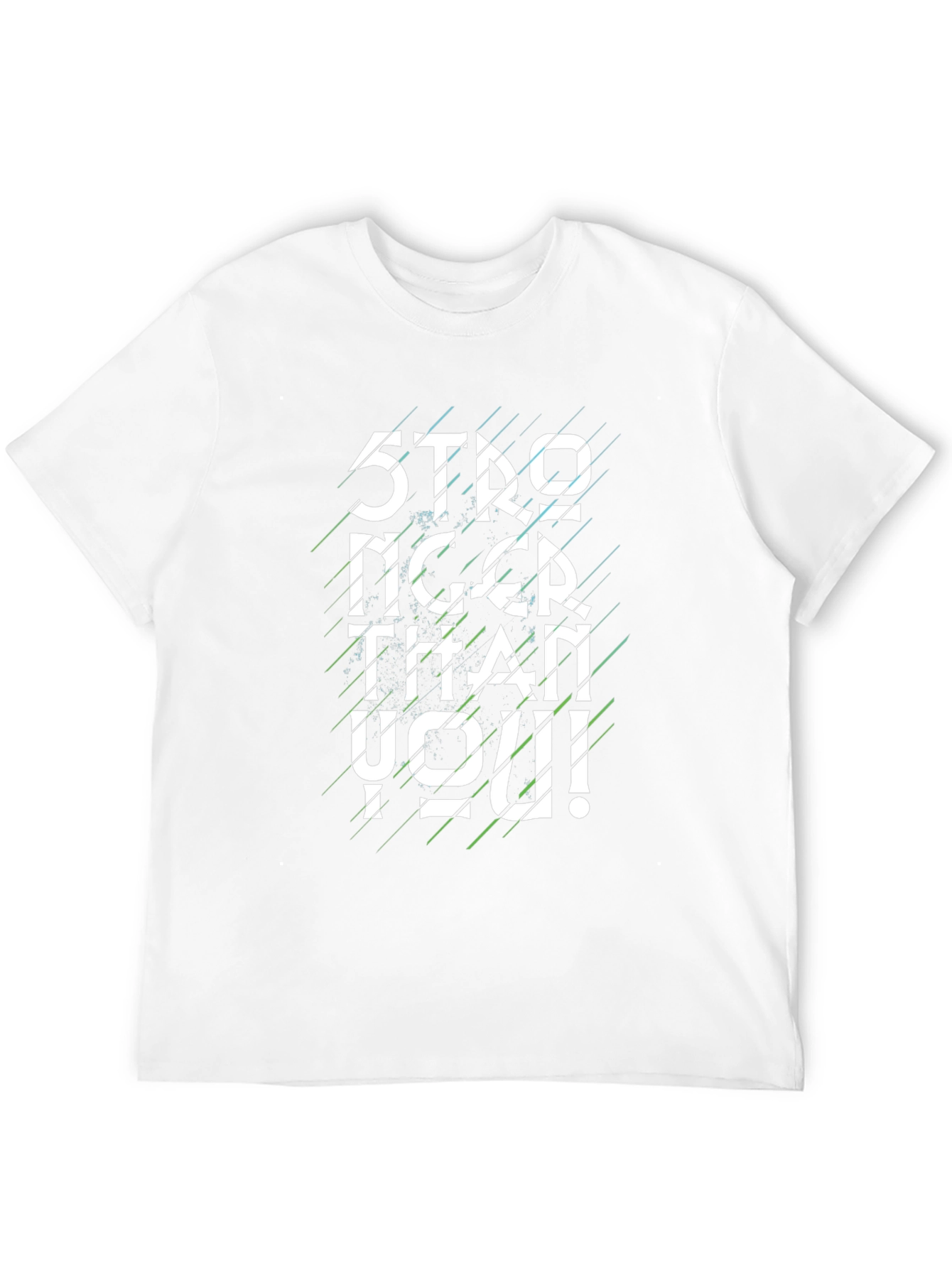 Stronger Than You Graphic Tee - Black