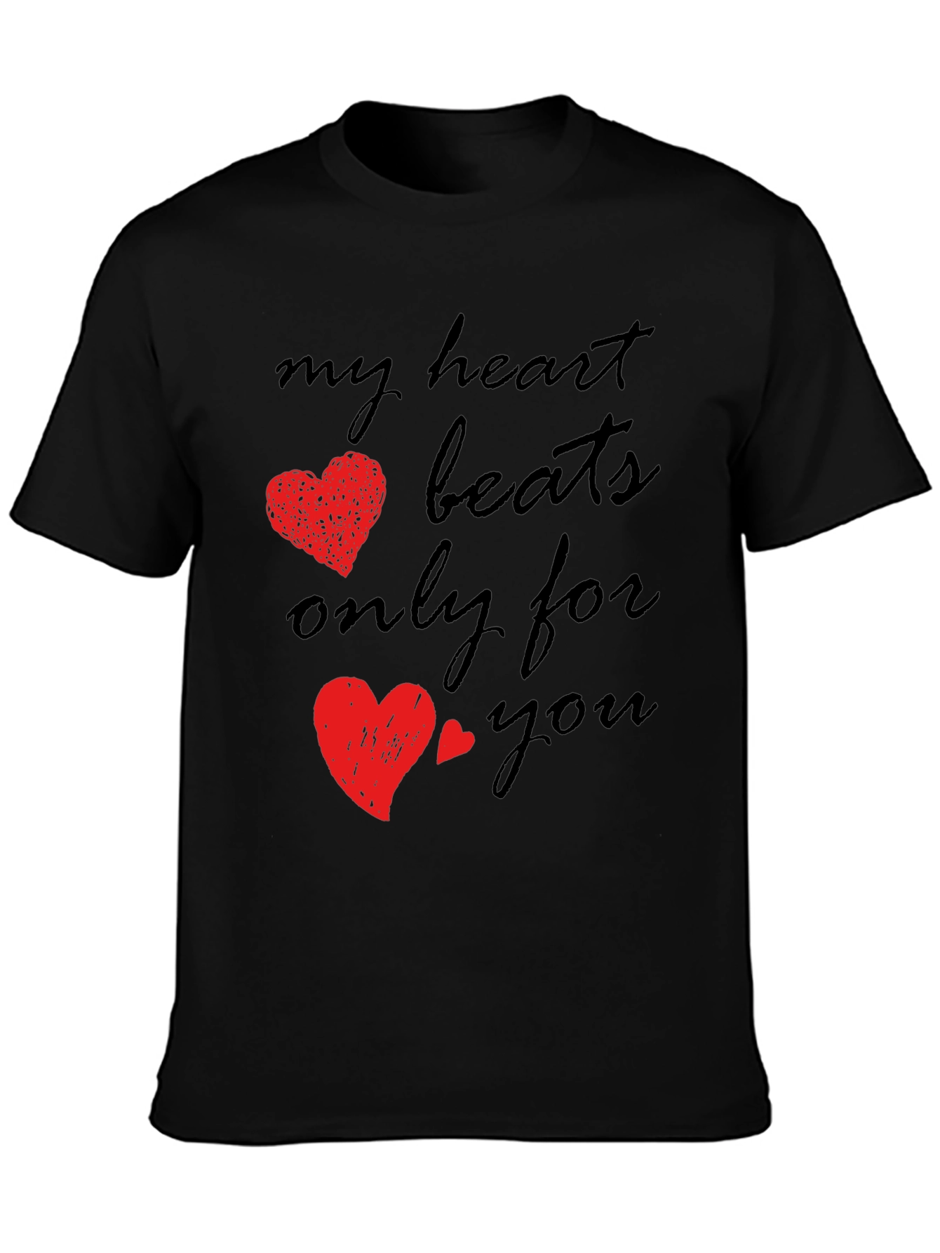Romantic Heart Beats T-Shirt - Valentines Day Gift