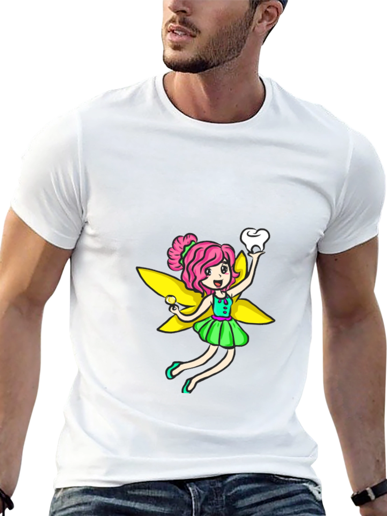 Tooth Fairy Graphic Tee - Black Unisex T-Shirt