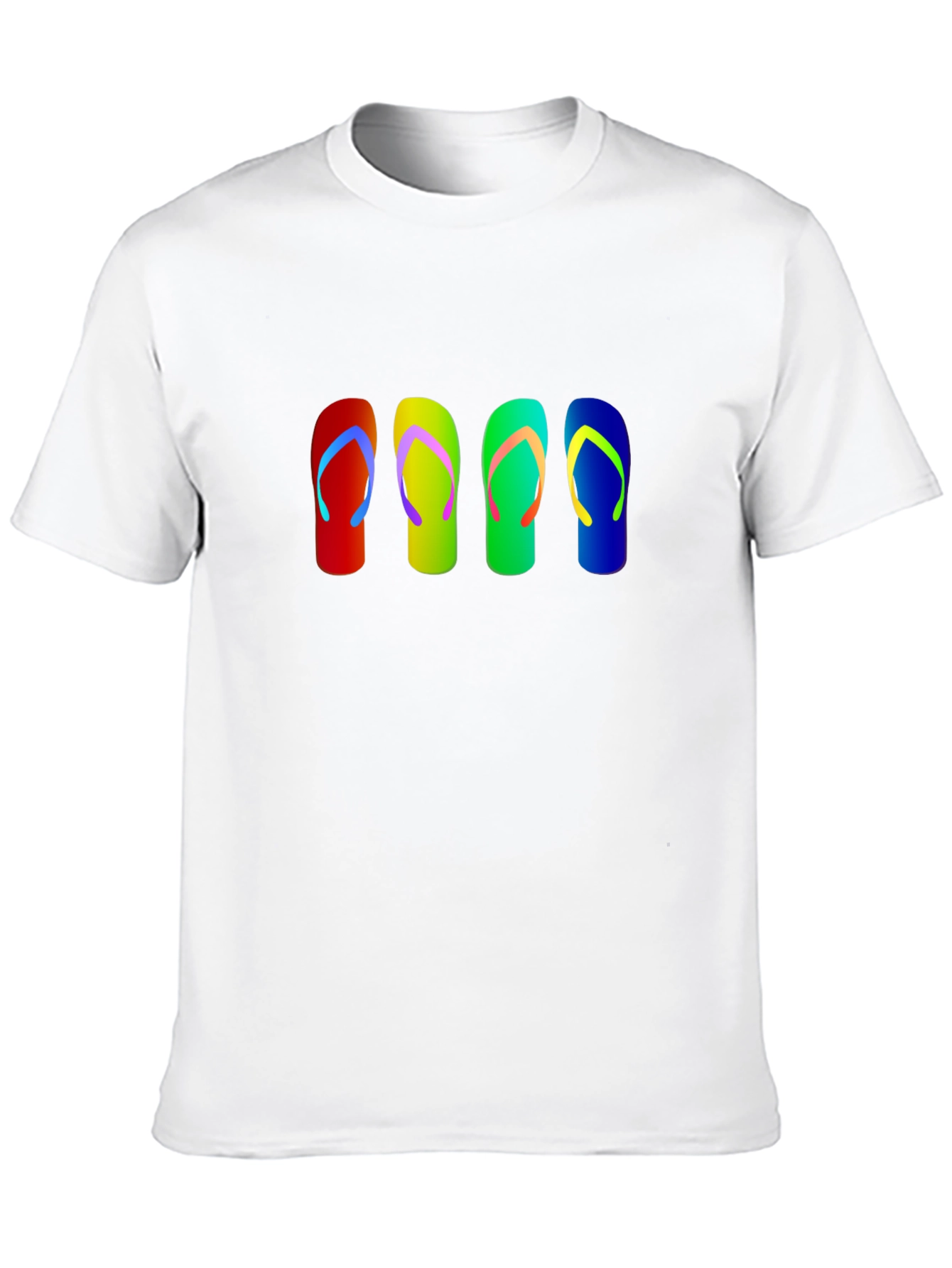 Funky Flip-Flop Graphic Tee - Beach Ready!