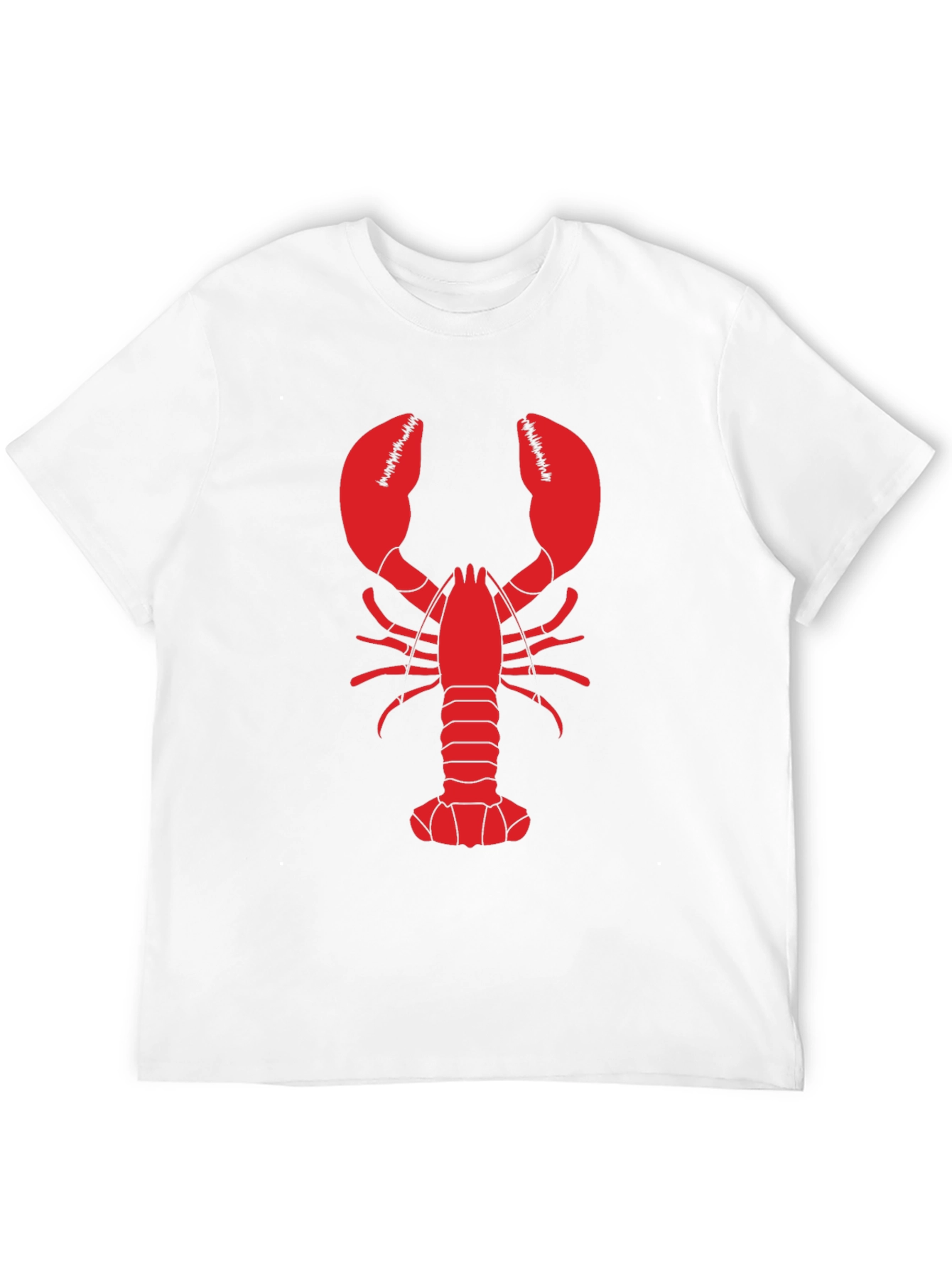 Lobster Graphic T-Shirt - Bold Red Design