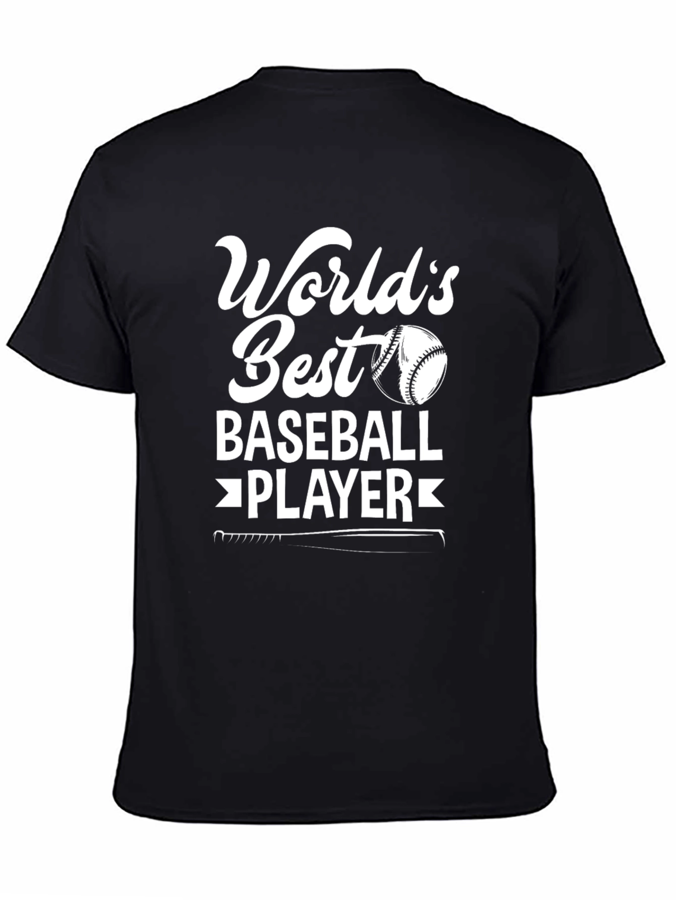 Worlds Best Baseball Player Graphic Tee