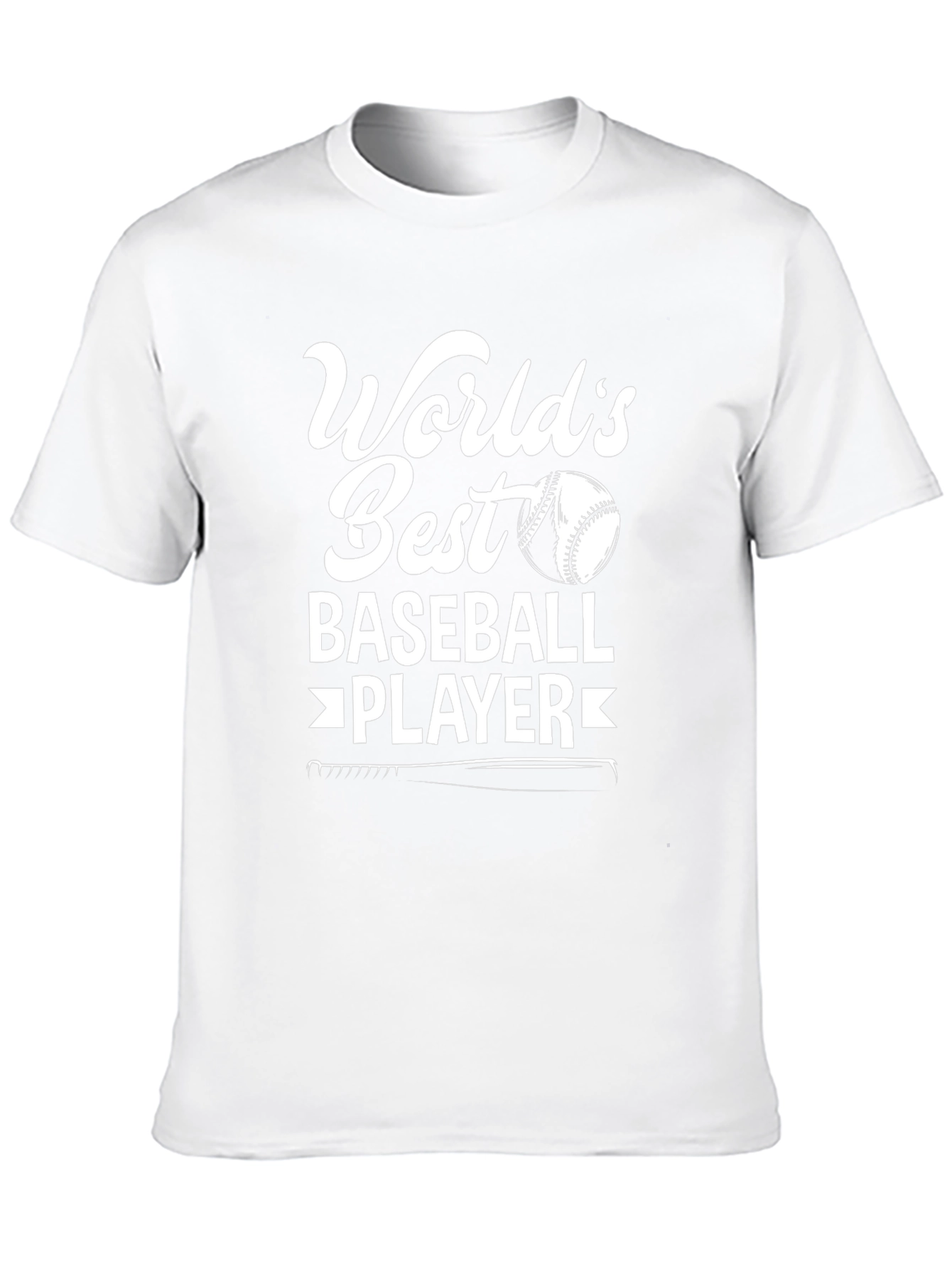 Worlds Best Baseball Player Graphic Tee