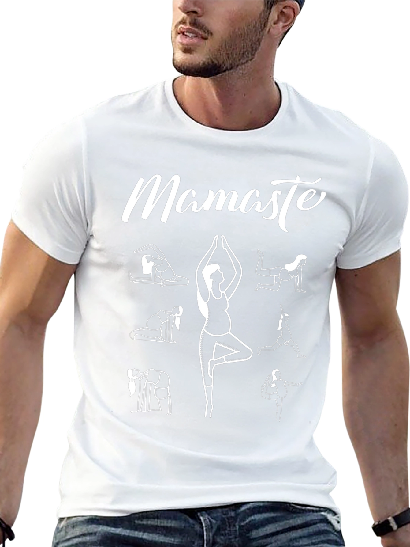 Mamaste Yoga T-Shirt - Pregnancy Yoga Poses